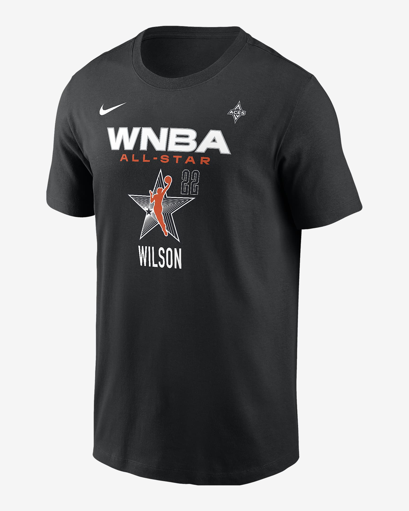 A'ja Wilson Las Vegas Aces 2024 WNBA All-Star Men's Nike WNBA T-Shirt - Black