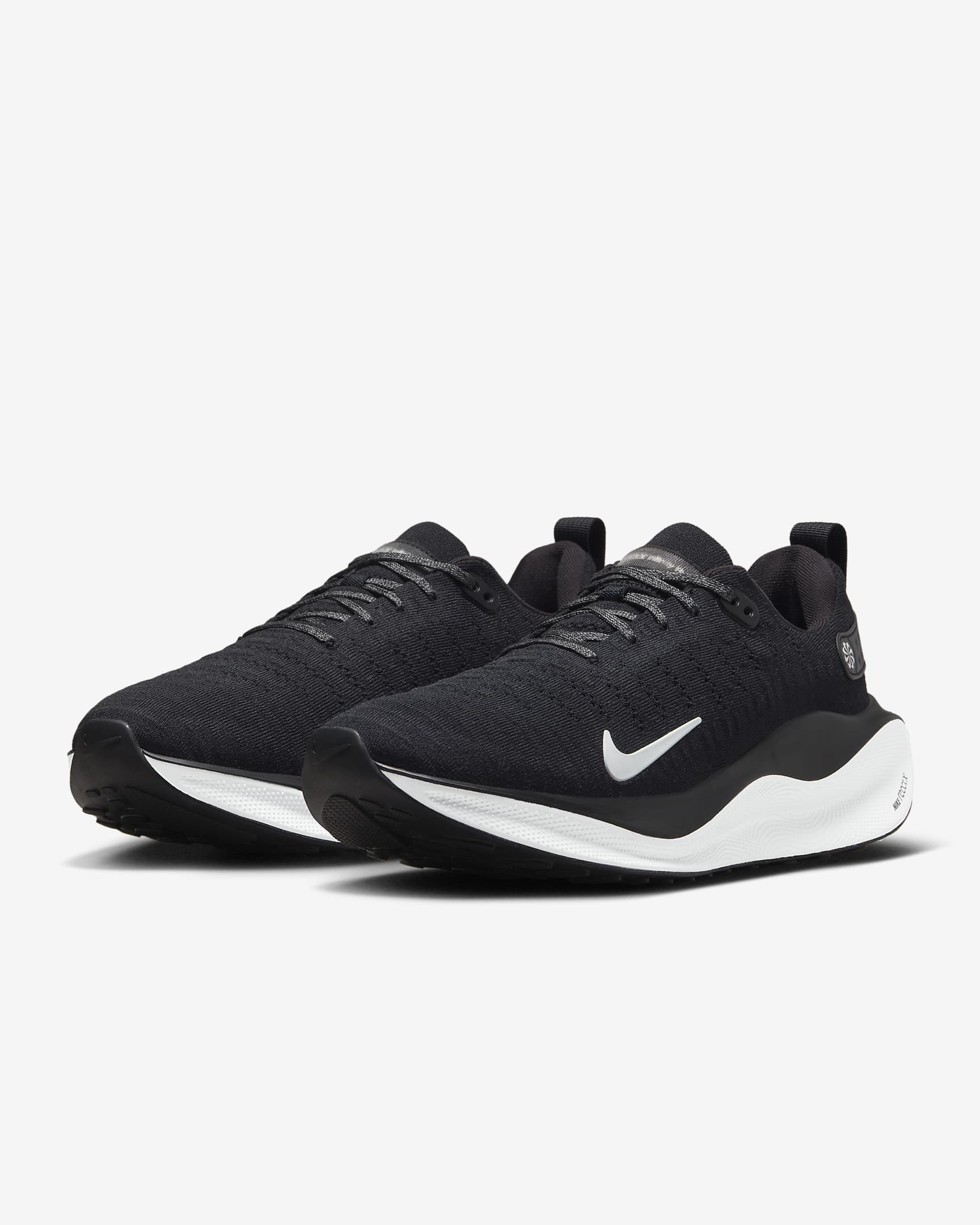 Nike InfinityRN 4 Men's Road Running Shoes - Black/Dark Grey/White