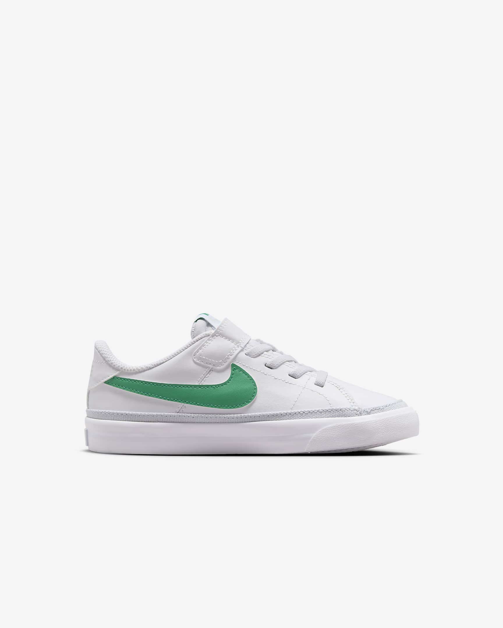 NikeCourt Legacy Younger Kids' Shoes - White/Football Grey/Stadium Green