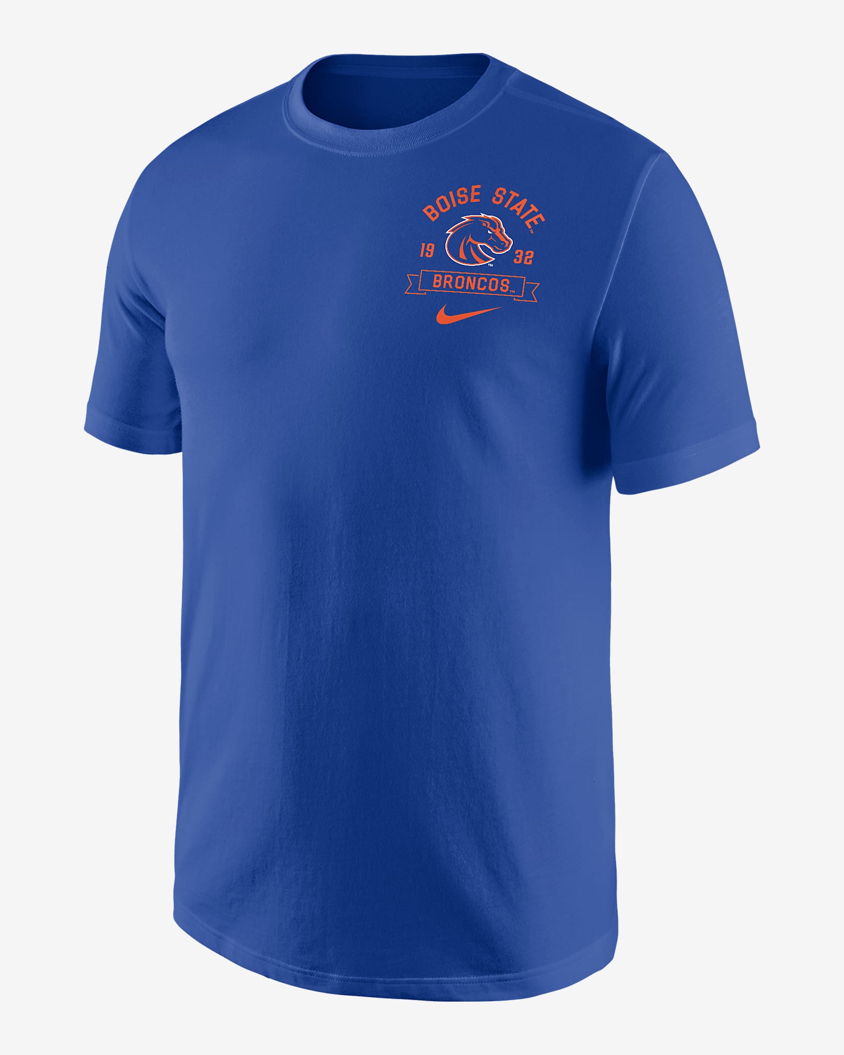 Boise State Men's Nike College Max90 T-Shirt - Game Royal