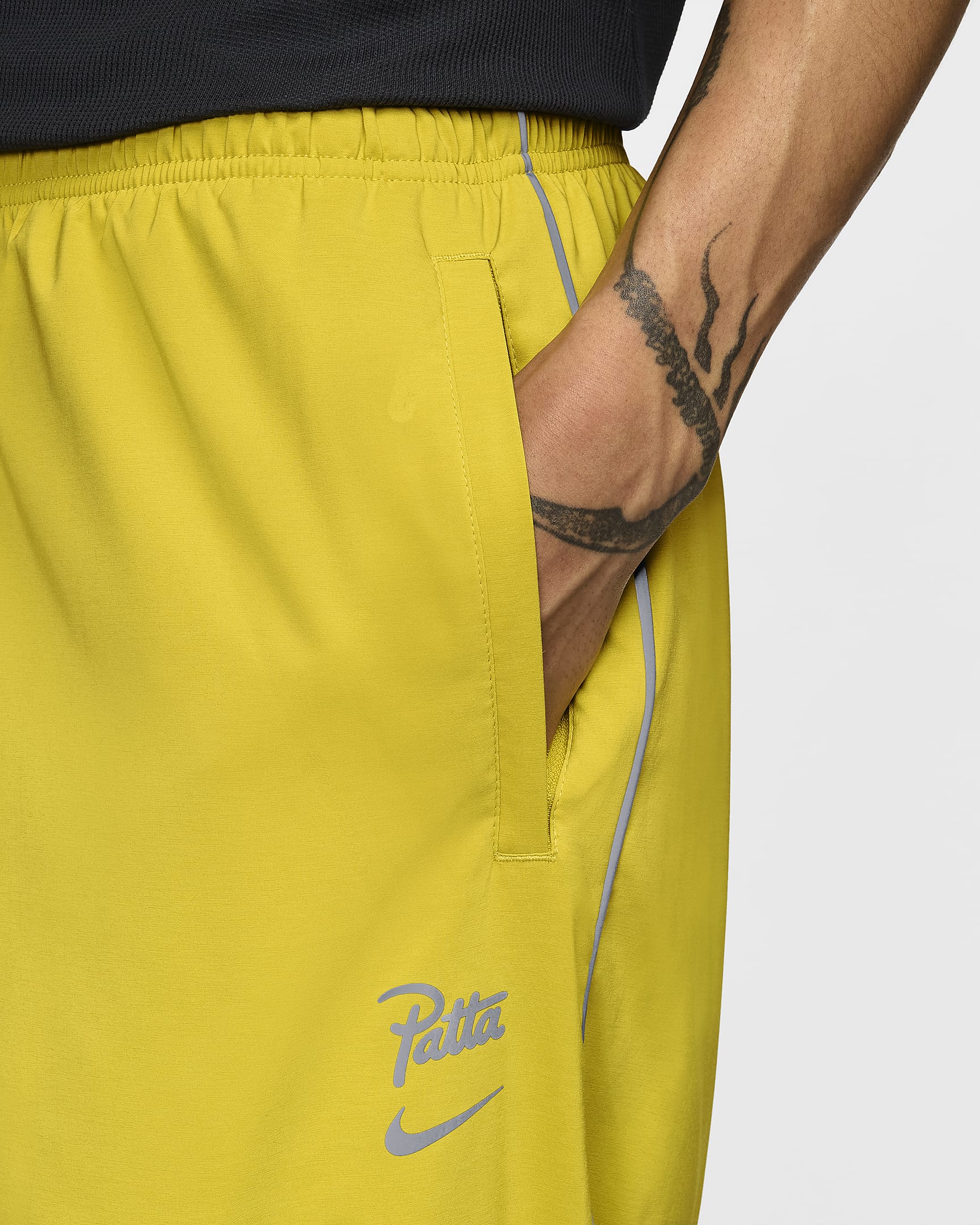 Nike x Patta Running Team Men's Tracksuit Bottoms - Saffron Quartz