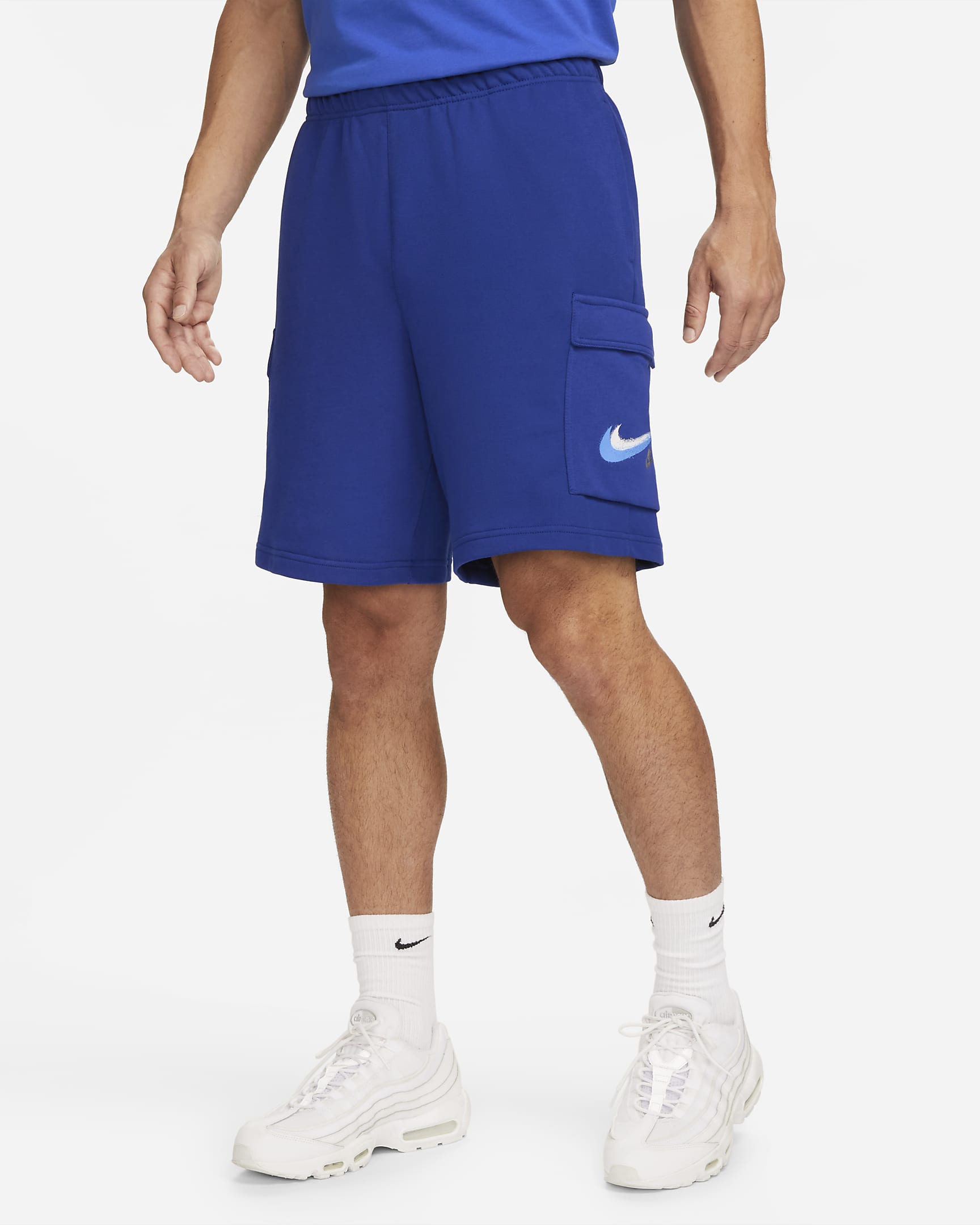 Nike Sportswear Men's French Terry Cargo Shorts. Nike DK