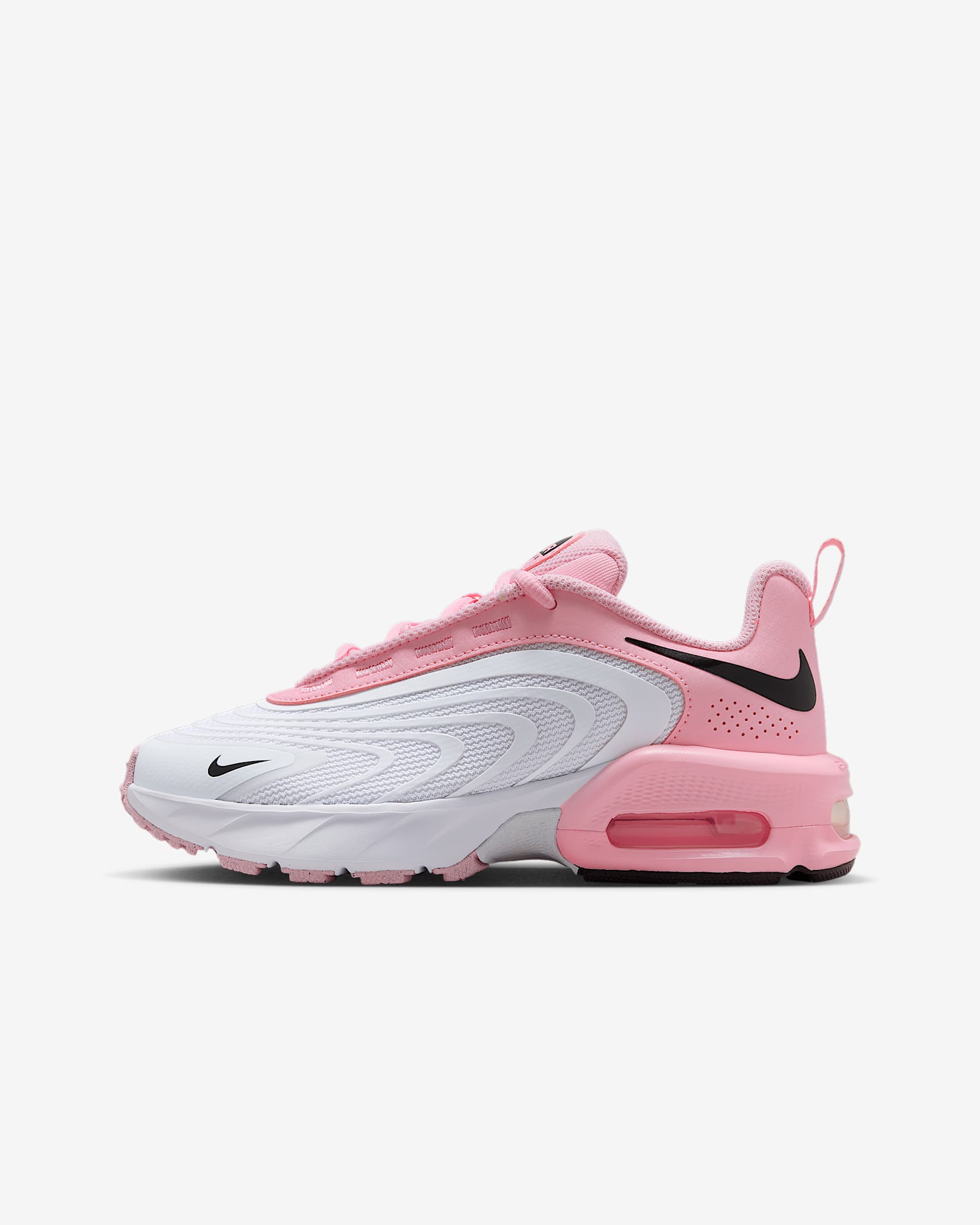 Nike Air Max Fire kinderschoenen - Wit/Medium Soft Pink/Zwart