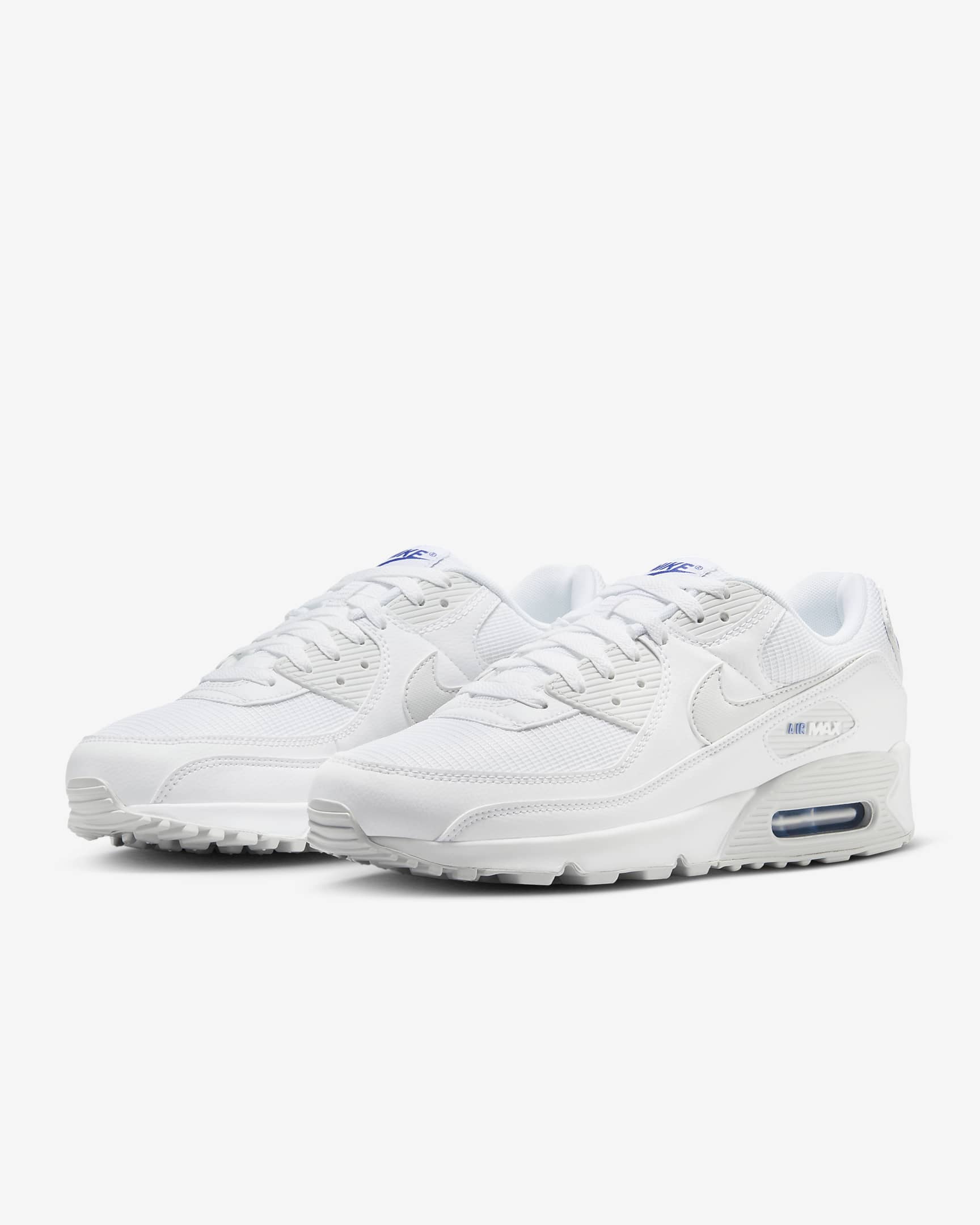 Nike Air Max 90 Men's Shoes - Team White/Game Royal/Photon Dust