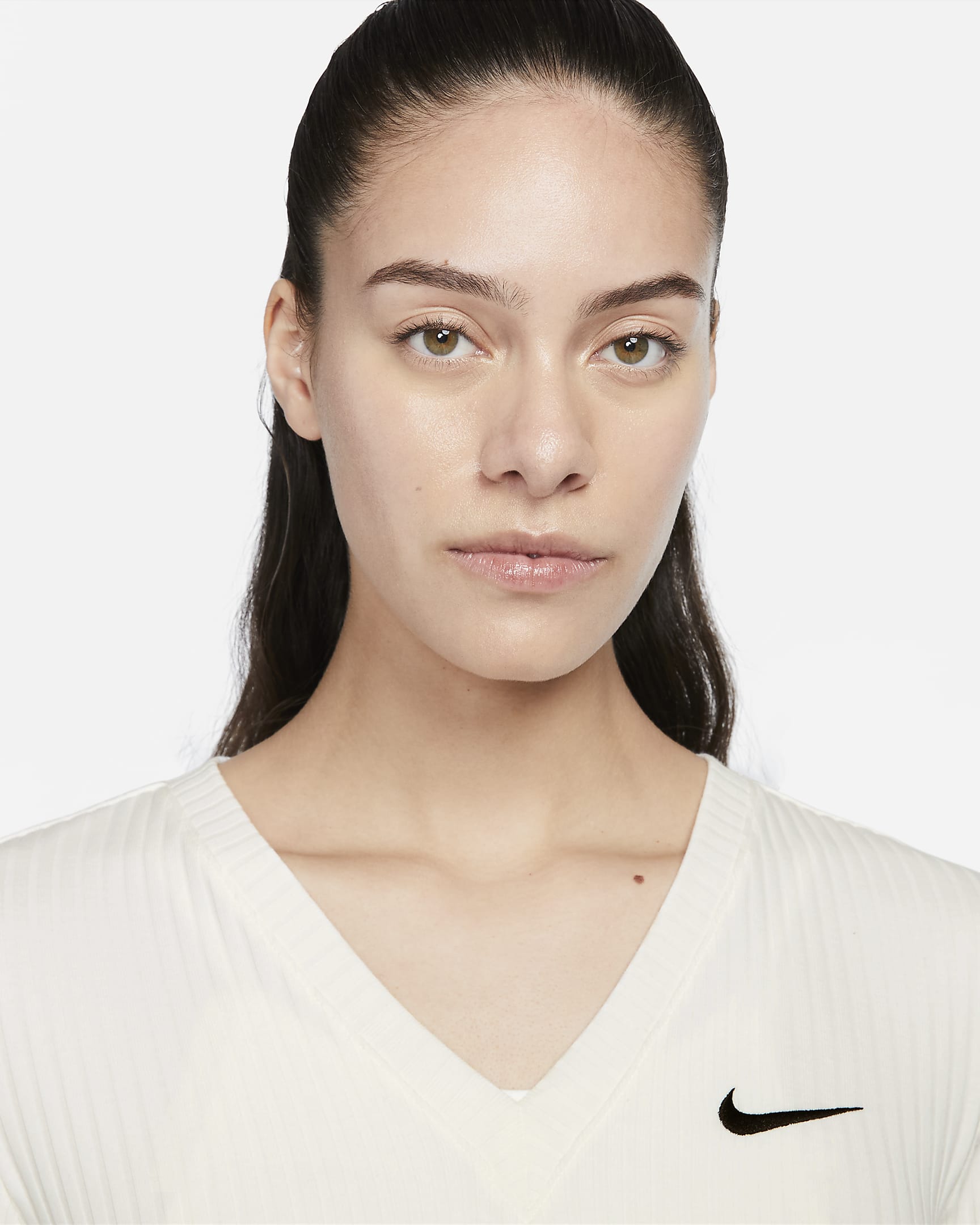 Nike Sportswear Women's Ribbed Jersey Long-Sleeve V-Neck Top. Nike.com