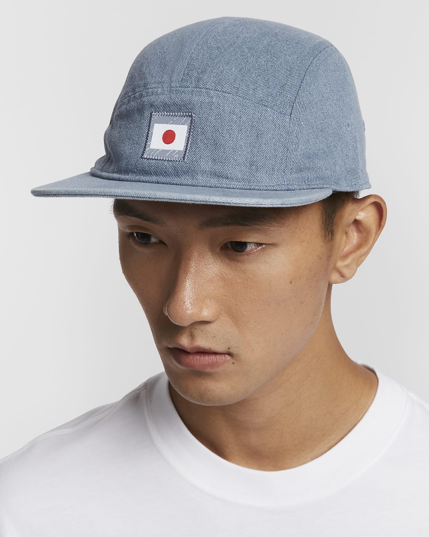 Japan Fly Nike Dri-FIT Denim Cap - Ashen Slate/Team Red/Black