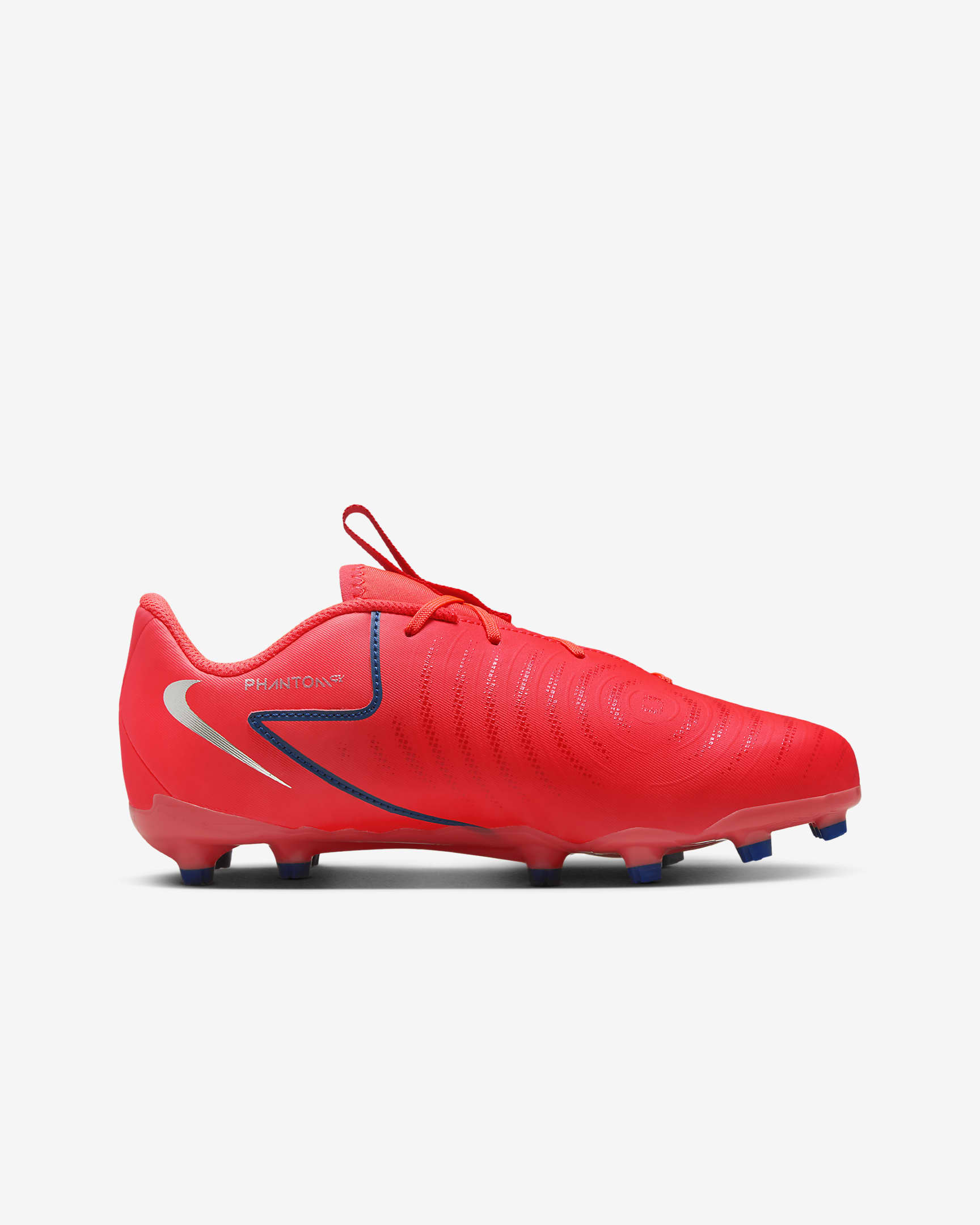 Chaussure de foot basse à crampons MG Nike Jr. Phantom GX 2 Academy « Erling Haaland Force9 » pour enfant/ado - Bright Crimson/Blanc