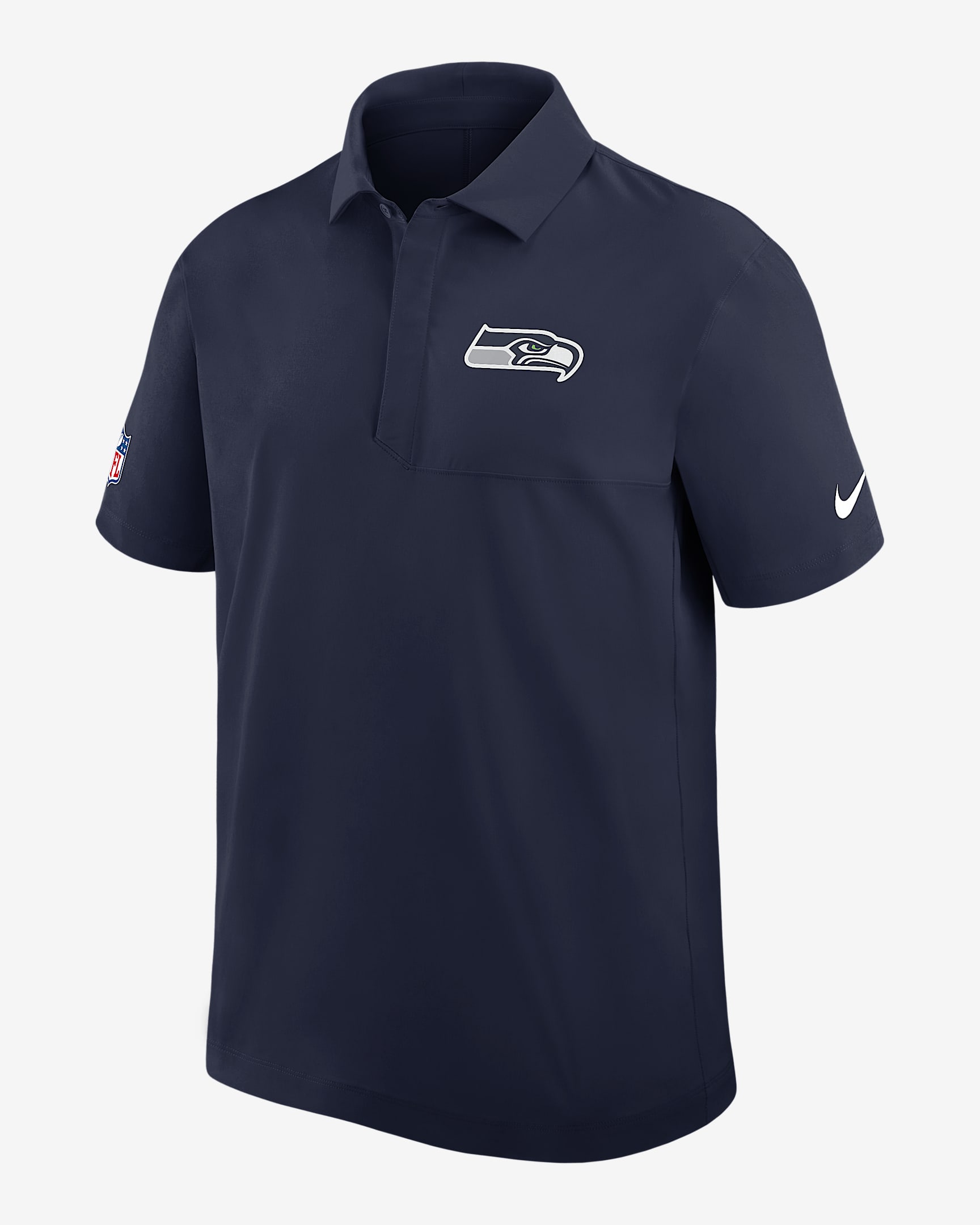 Polo Nike Dri-FIT de la NFL para hombre Seattle Seahawks City Pride Sideline - Azul marino