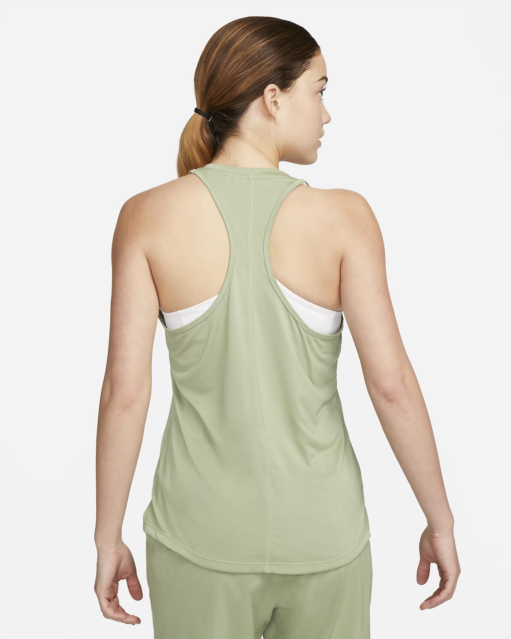 Nike Dri-FIT One Swoosh Women's Tank Top - Oil Green