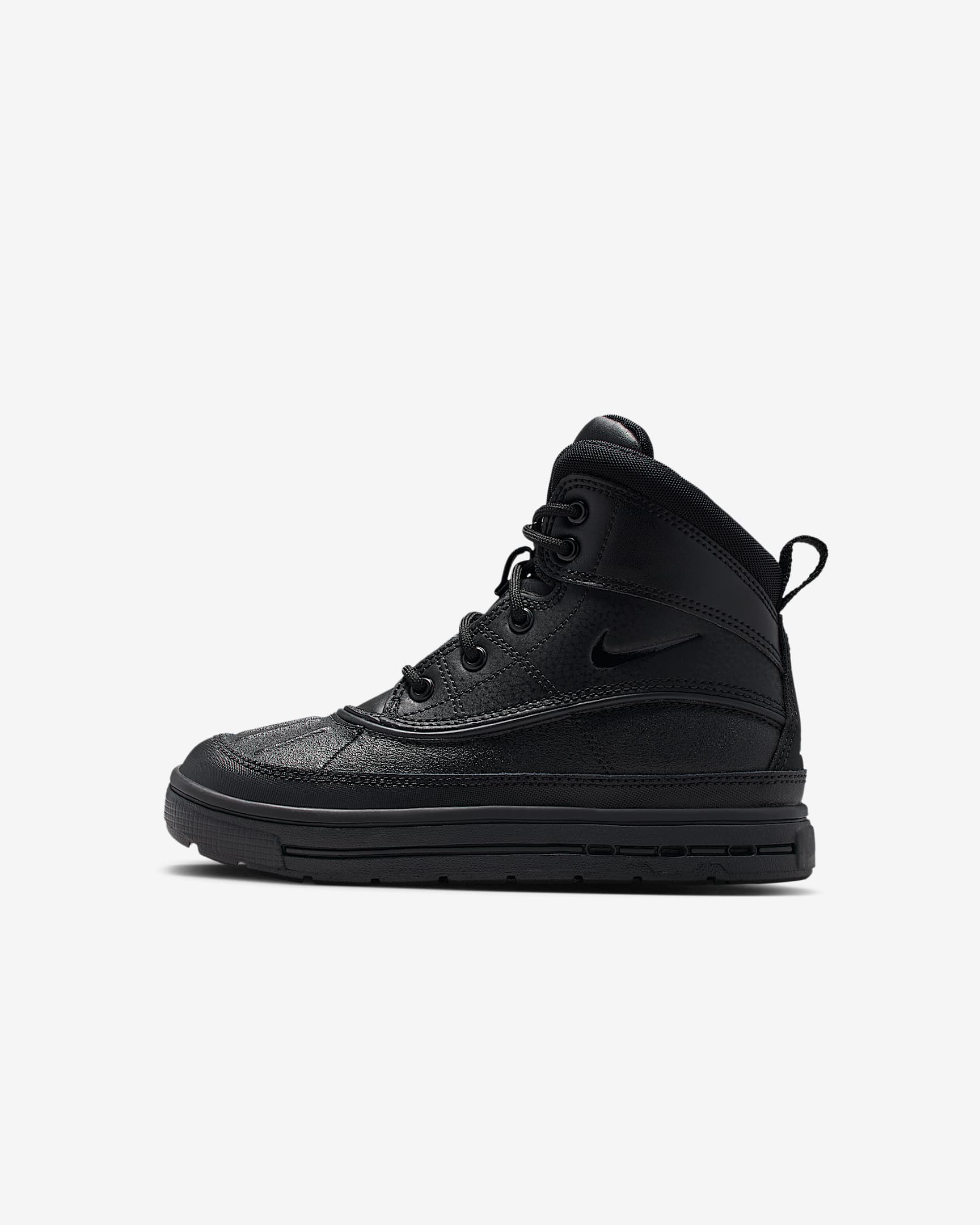 Nike Woodside 2 High Little Kids' Boots - Black/Black/Black