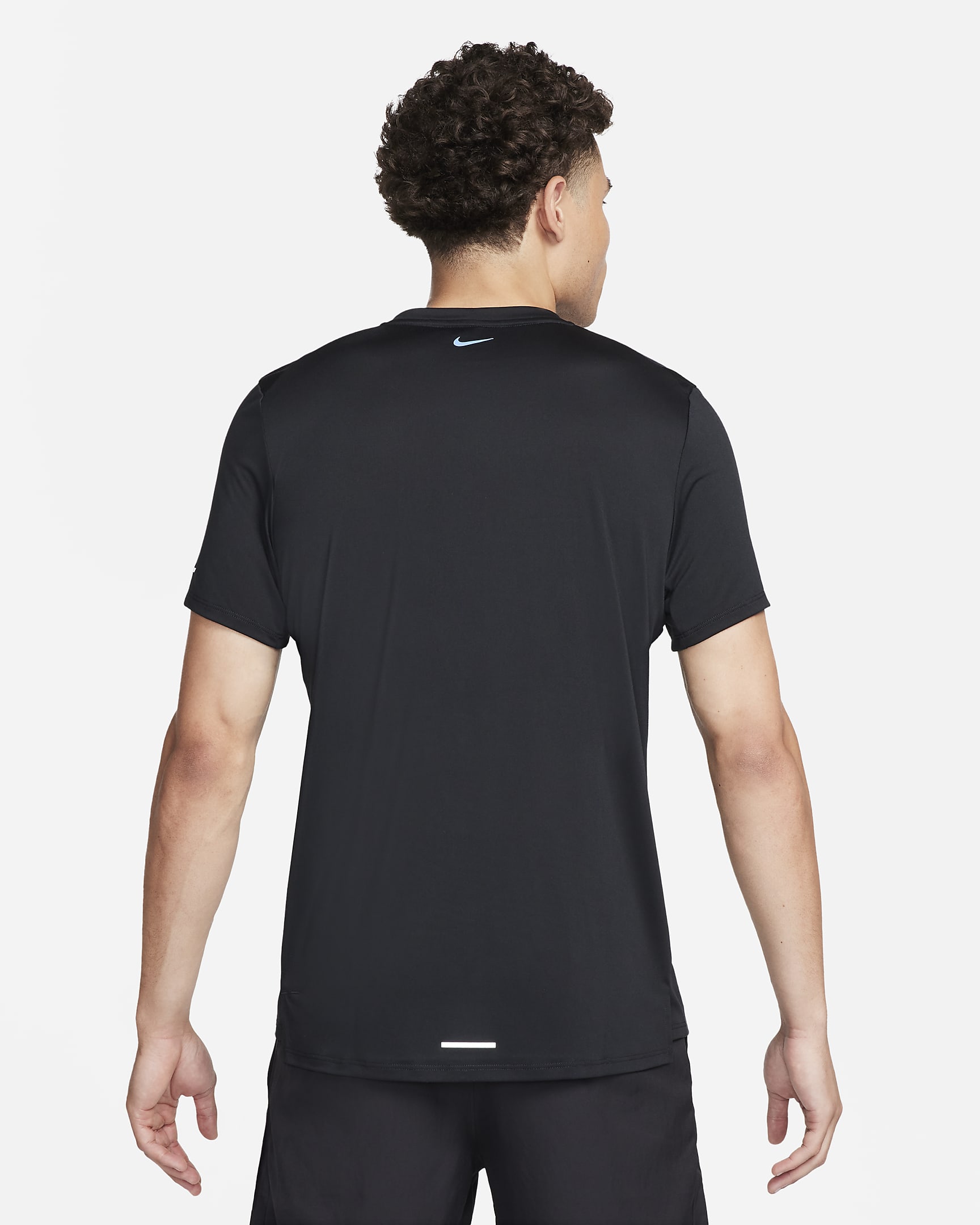 Nike Running Energy Rise 365 Men's Dri-FIT Short-Sleeve Running Top - Black/Hyper Royal/Hyper Royal