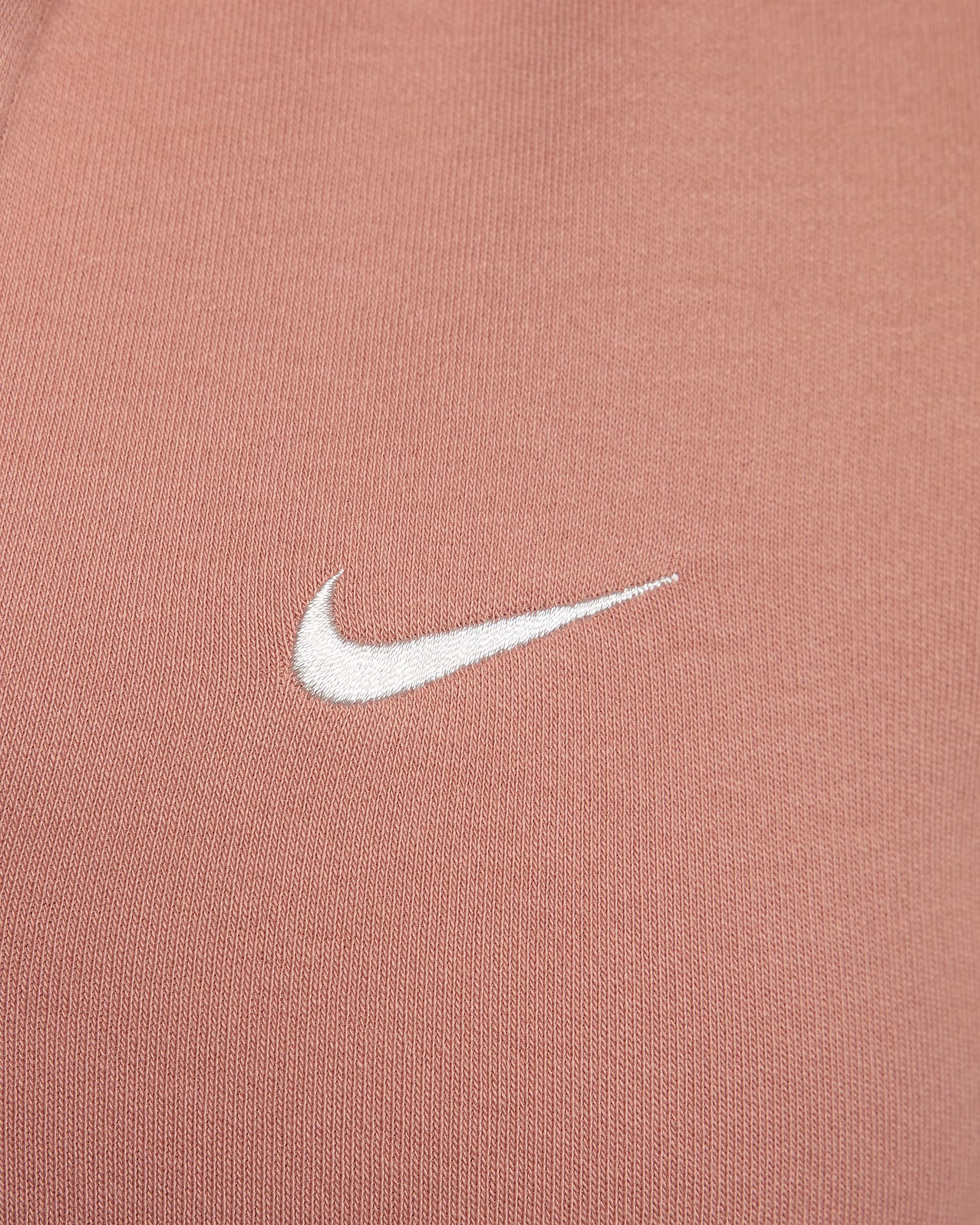 Polo de manga corta para mujer Nike Sportswear Essential - Rosa tierra/Vela