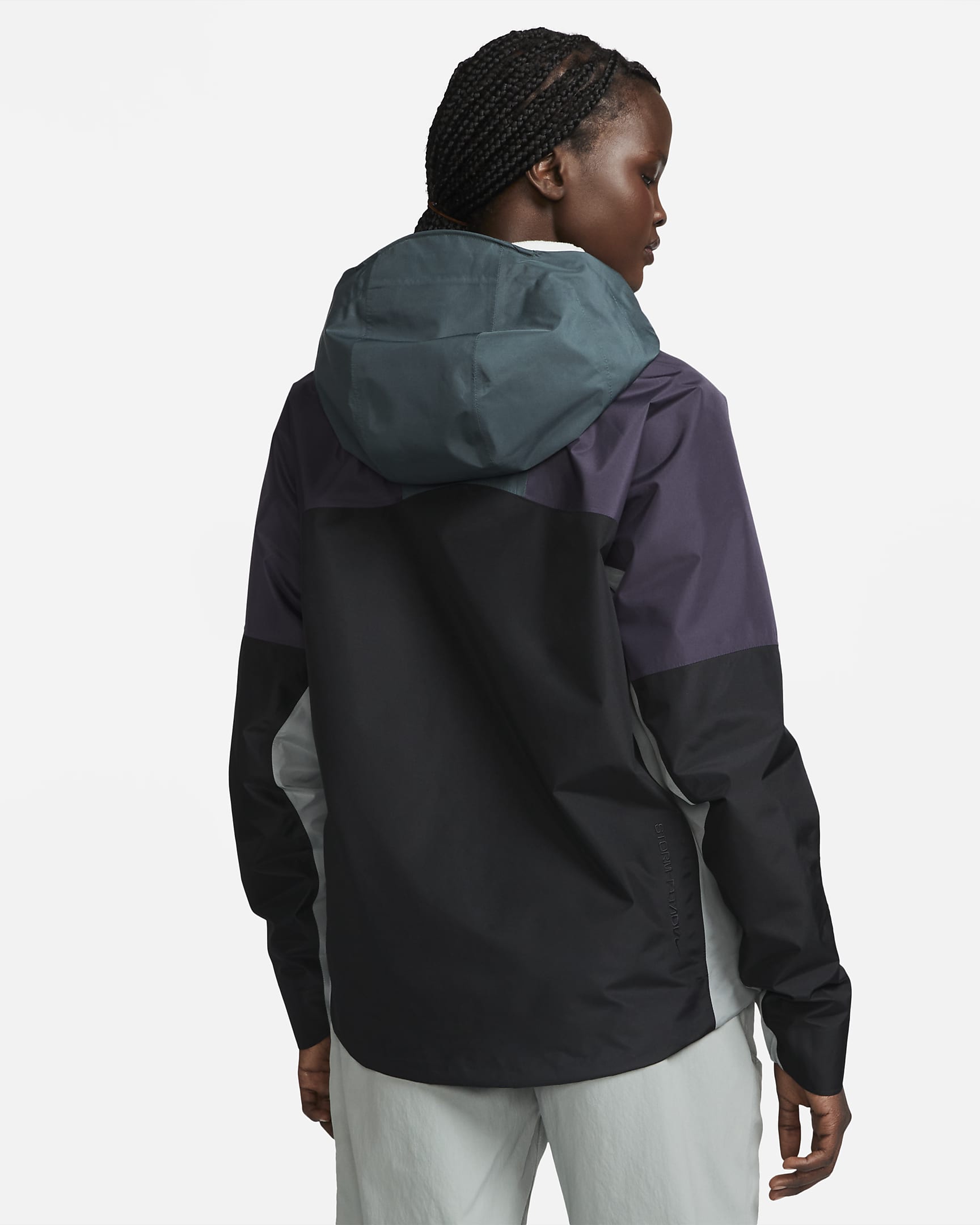 Nike Storm-FIT ADV ACG "Chain of Craters" Women's Jacket - Faded Spruce/Gridiron/Mica Green/Summit White