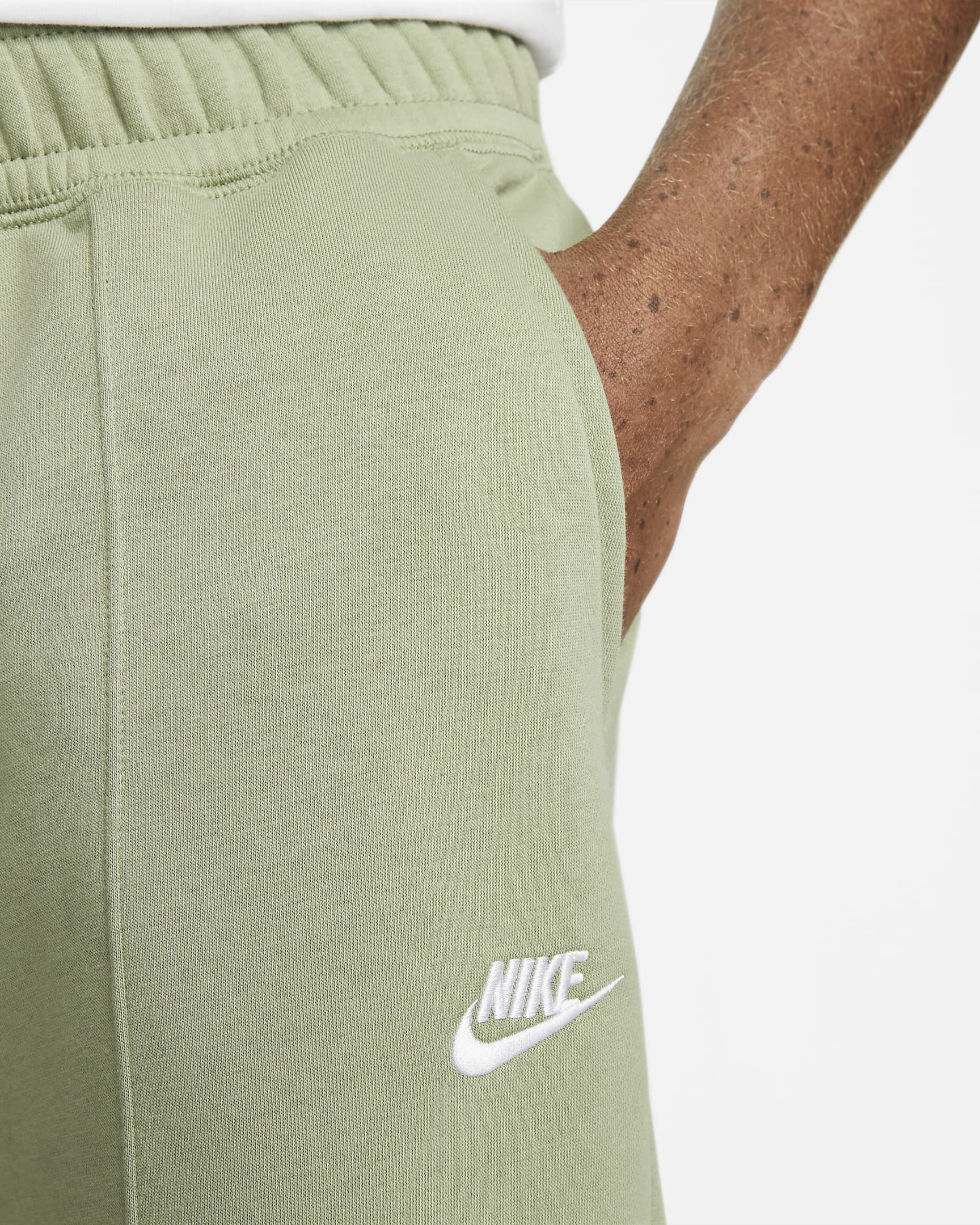 cropped nike fleece