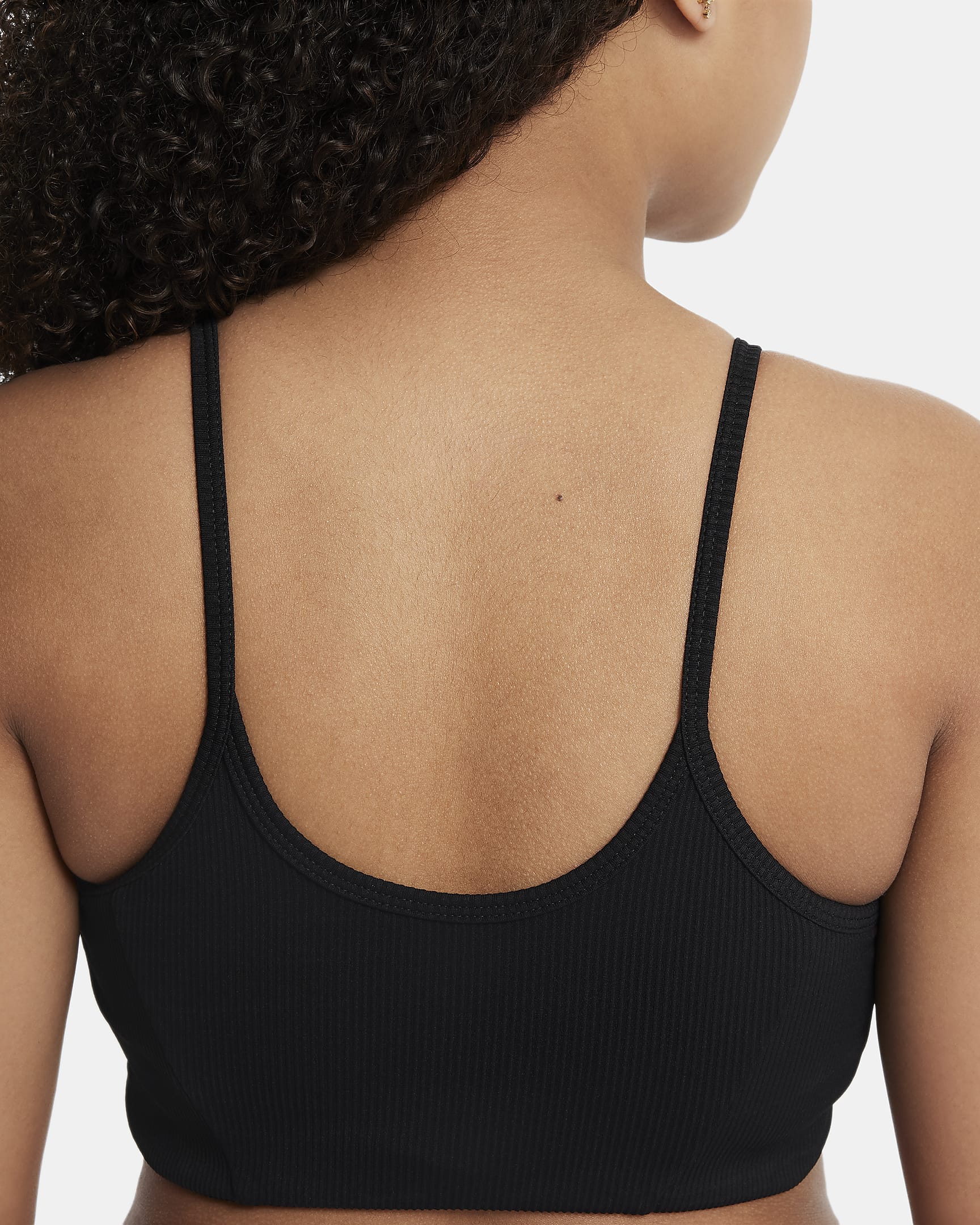 Brassière de sport Nike Indy pour fille - Noir/Clear