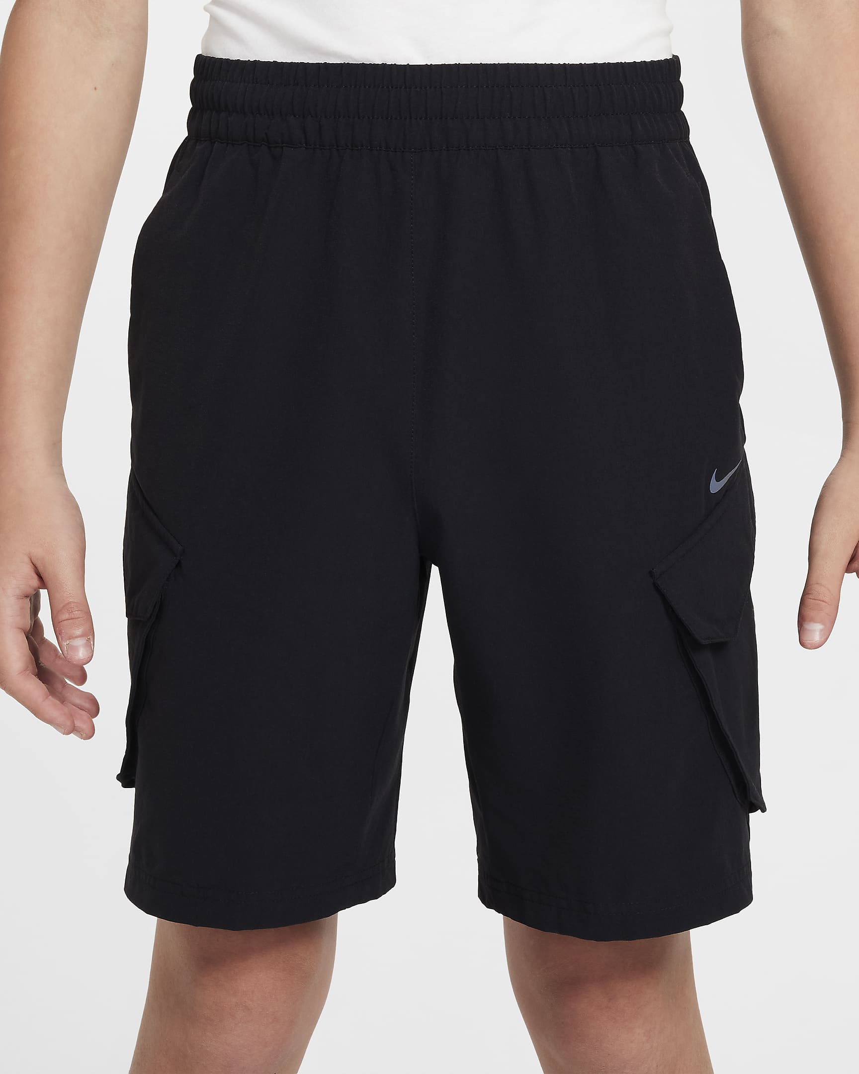 Nike Sportswear City Utility Older Kids' Cargo Shorts - Black/Black