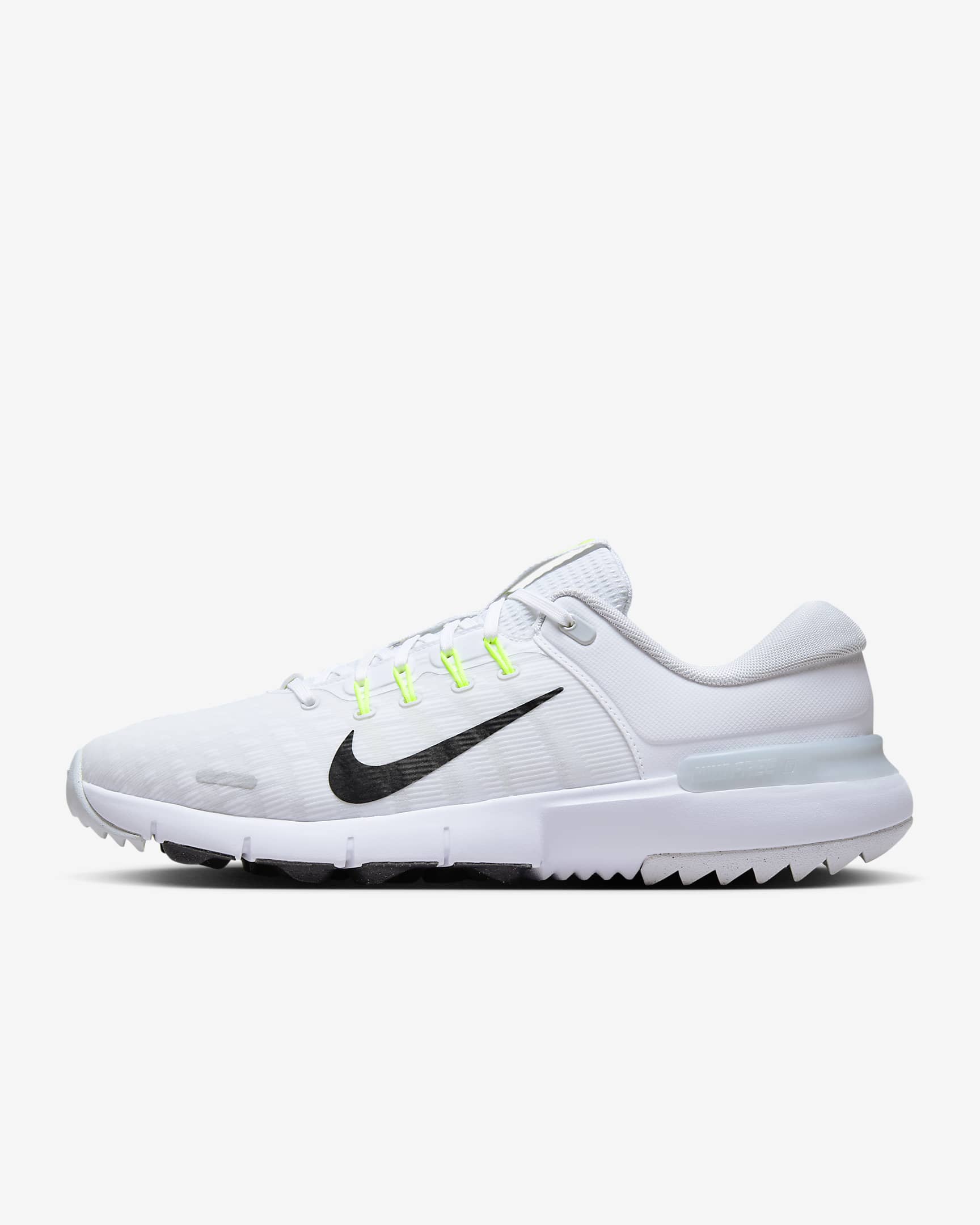 Nike Free Golf NN-golfsko - hvid/Pure Platinum/Wolf Grey/sort