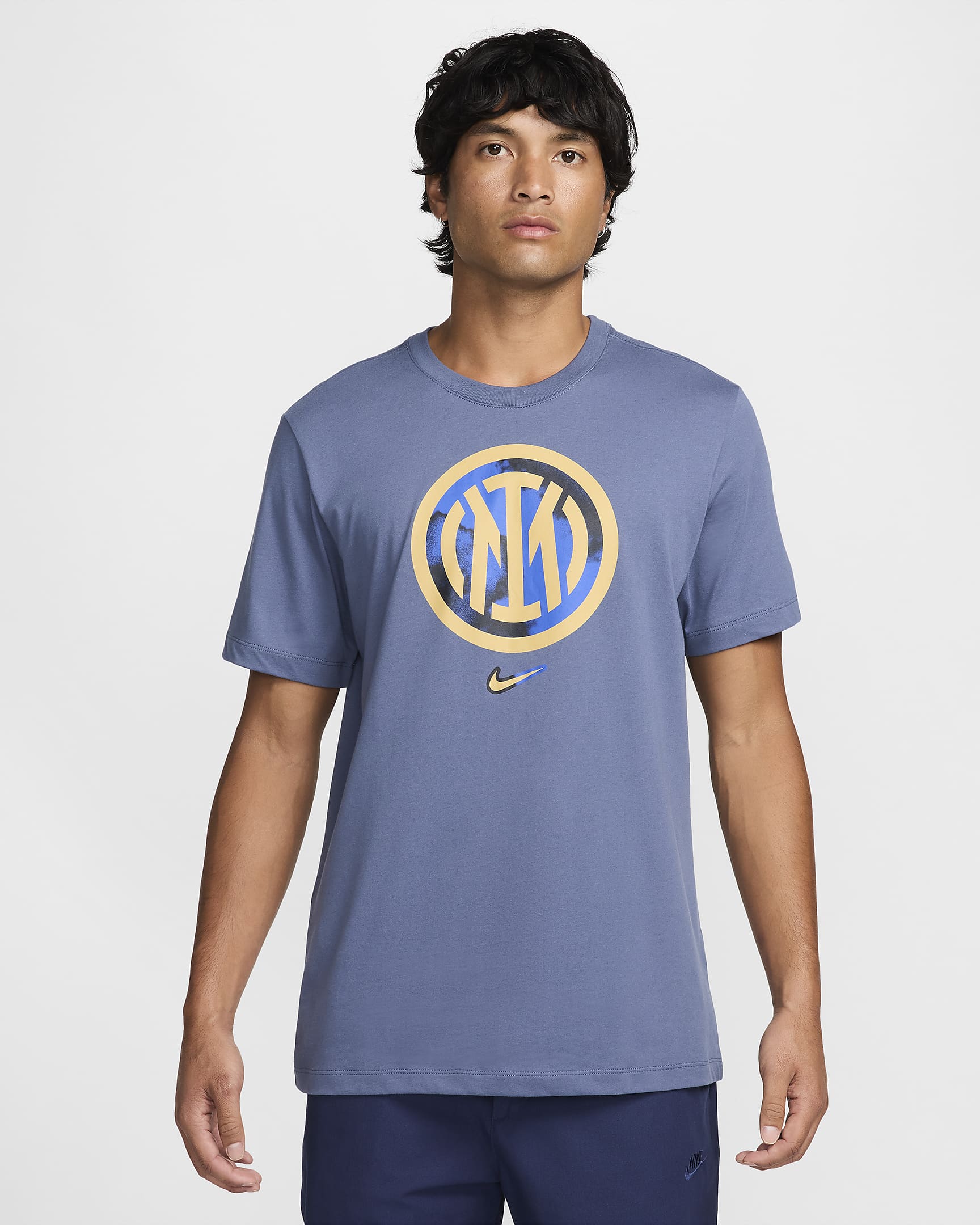 Inter Milan Men's Nike Football T-Shirt - Diffused Blue