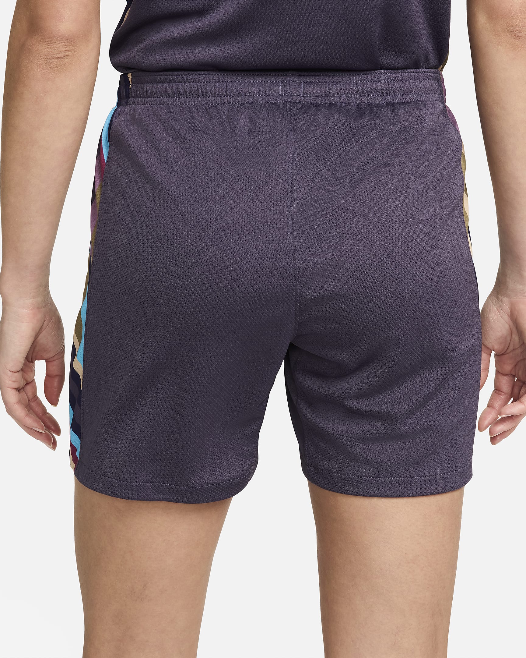 Shorts da calcio replica Nike Dri-FIT Inghilterra 2024 Stadium da donna – Away - Dark Raisin/Sesame