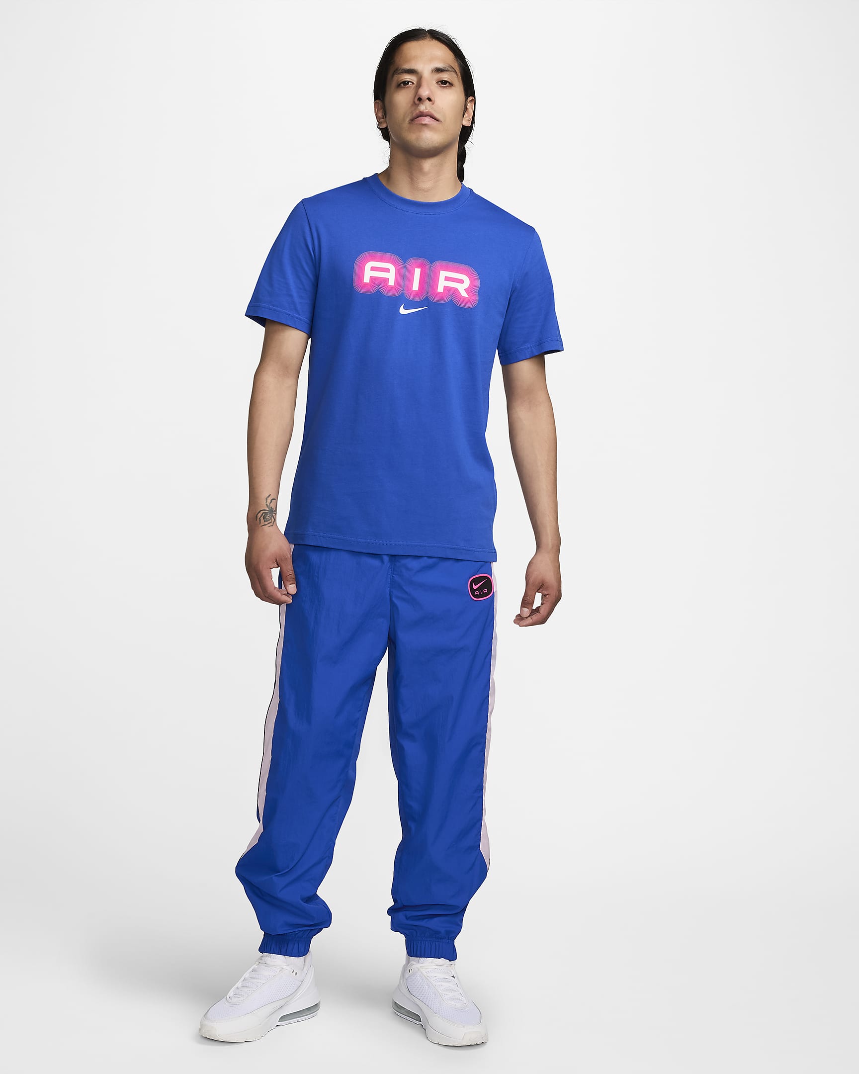 Nike Air Men's Graphic T-Shirt - Game Royal/Hyper Pink