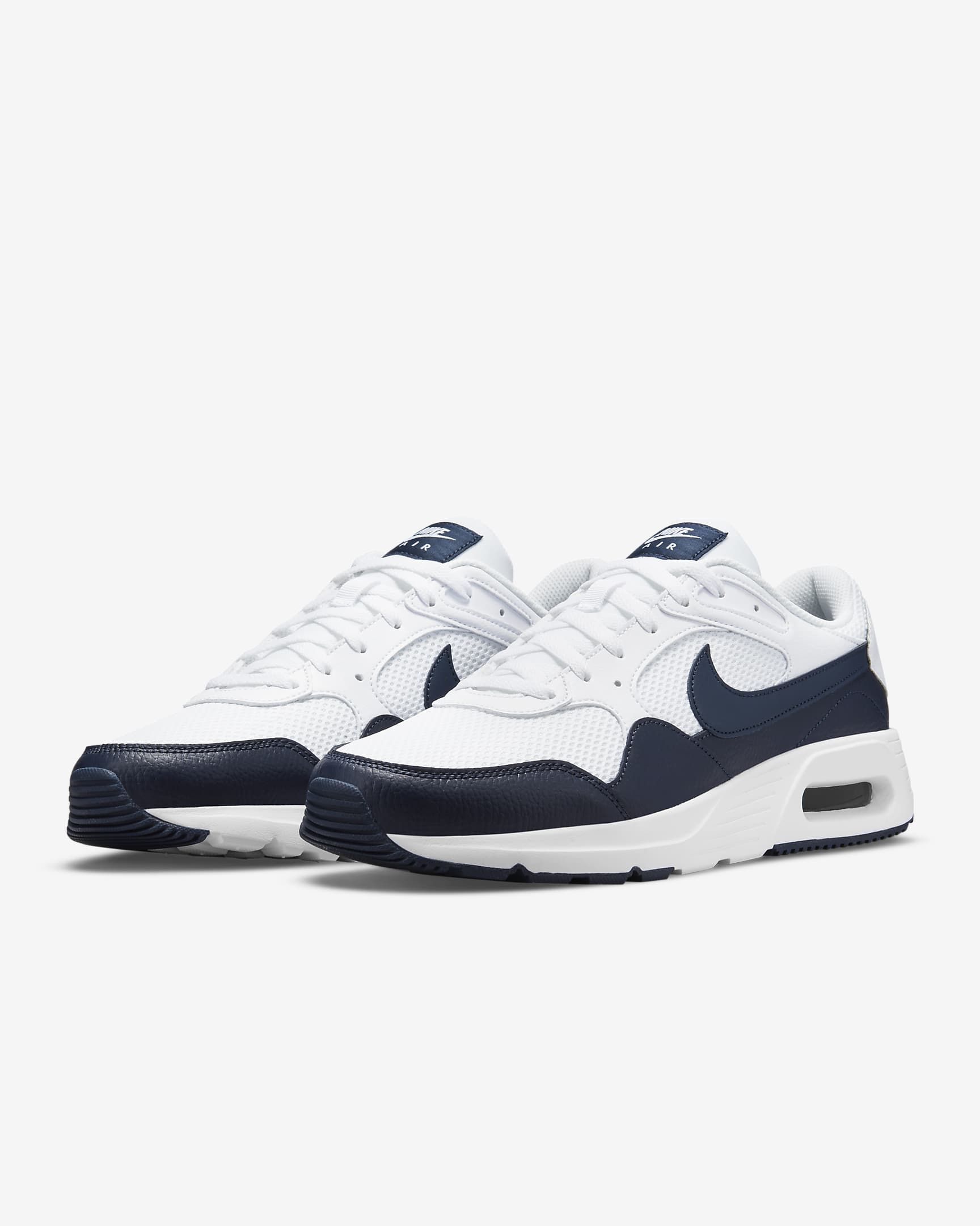 Nike Air Max SC Men's Shoes - White/White/Obsidian