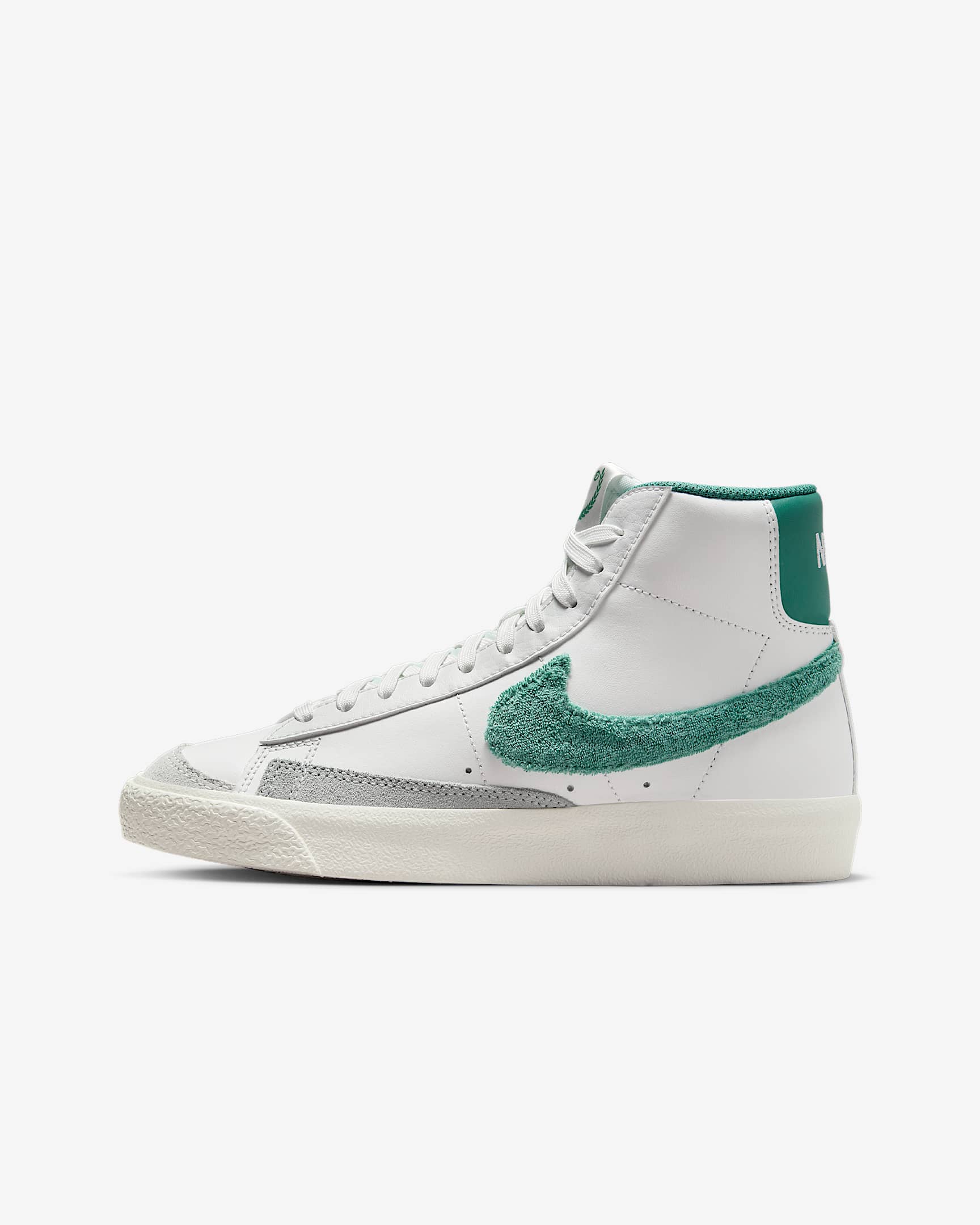 Nike Blazer Mid '77 Older Kids' Shoes - Summit White/Phantom/Light Pumice/Bicoastal