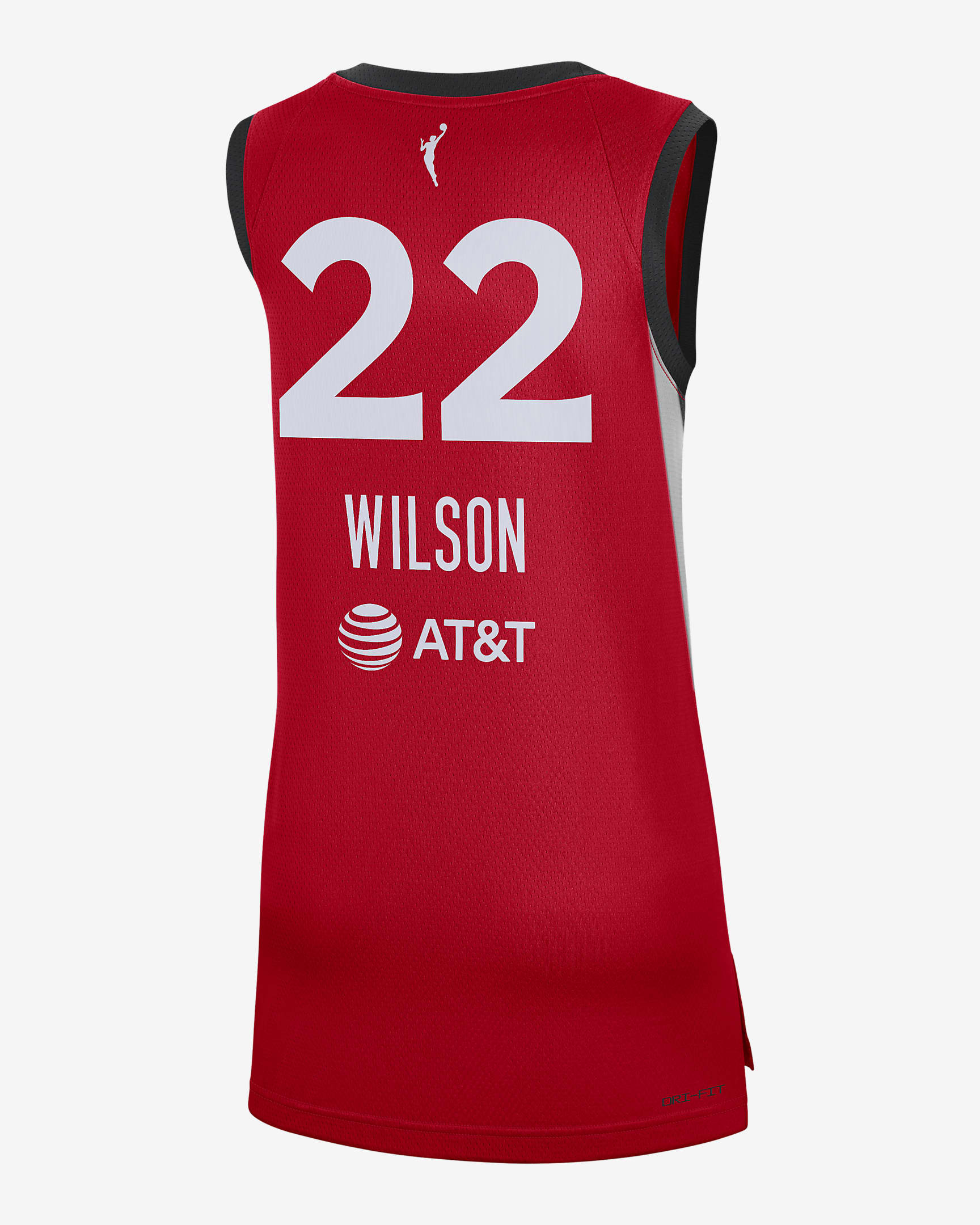 A'ja Wilson Las Vegas Aces 2024 Rebel Edition Women's Nike Dri-FIT WNBA Victory Jersey - University Red