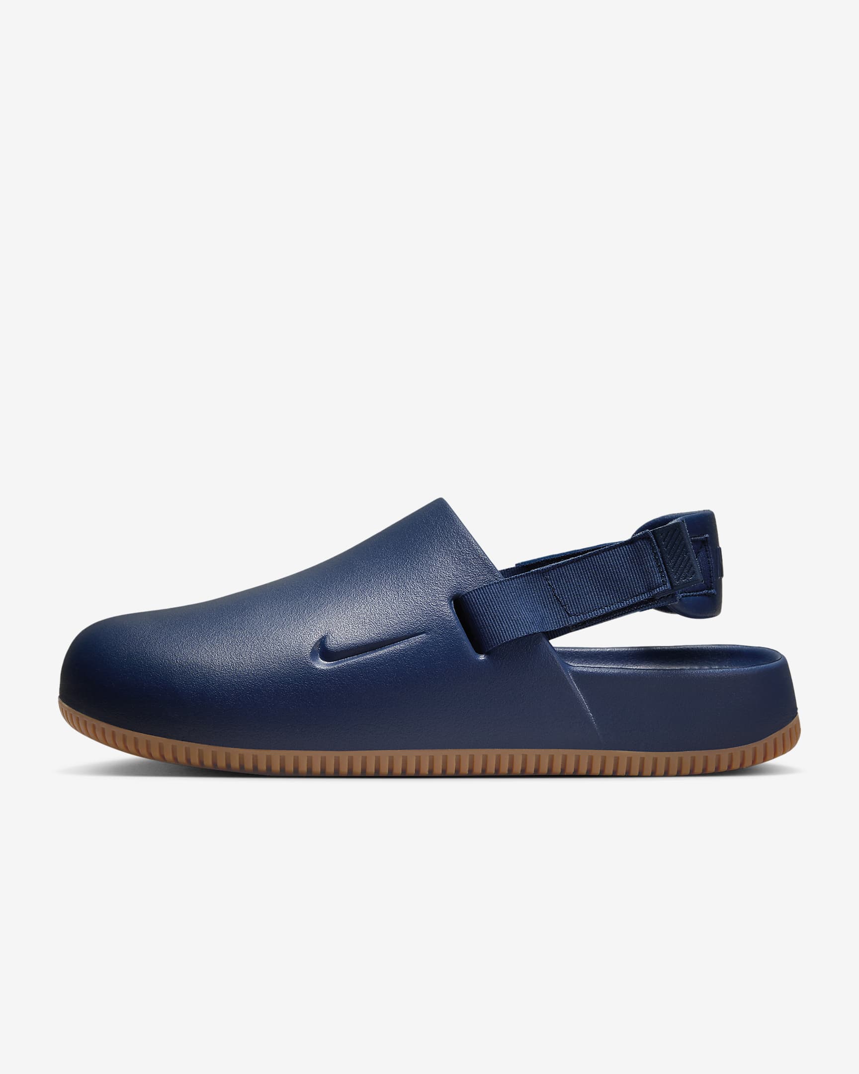 Nike Calm Men's Mules - Navy/Gum Medium Brown/Navy