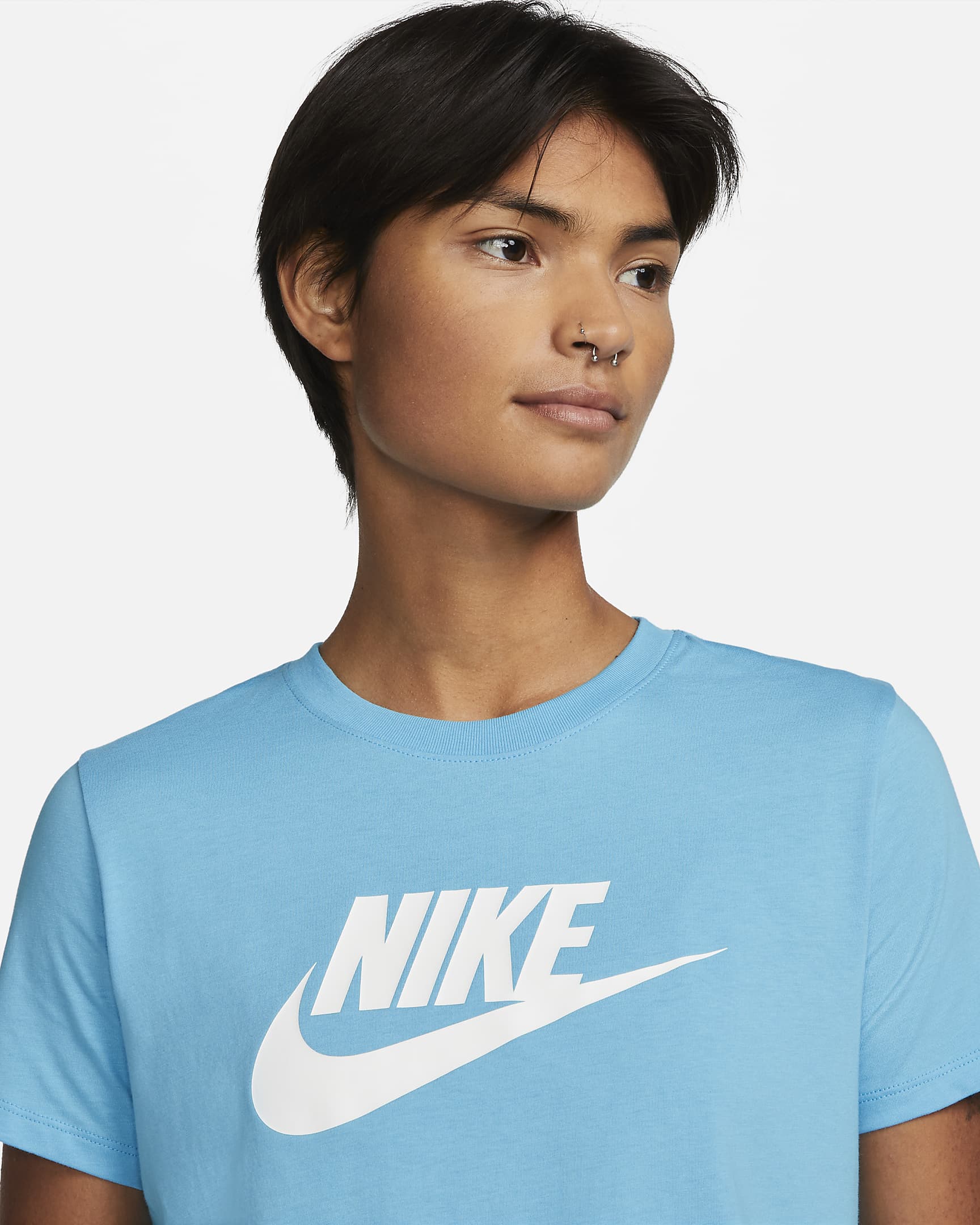 Nike Sportswear Essentials Women's Logo T-Shirt - Baltic Blue