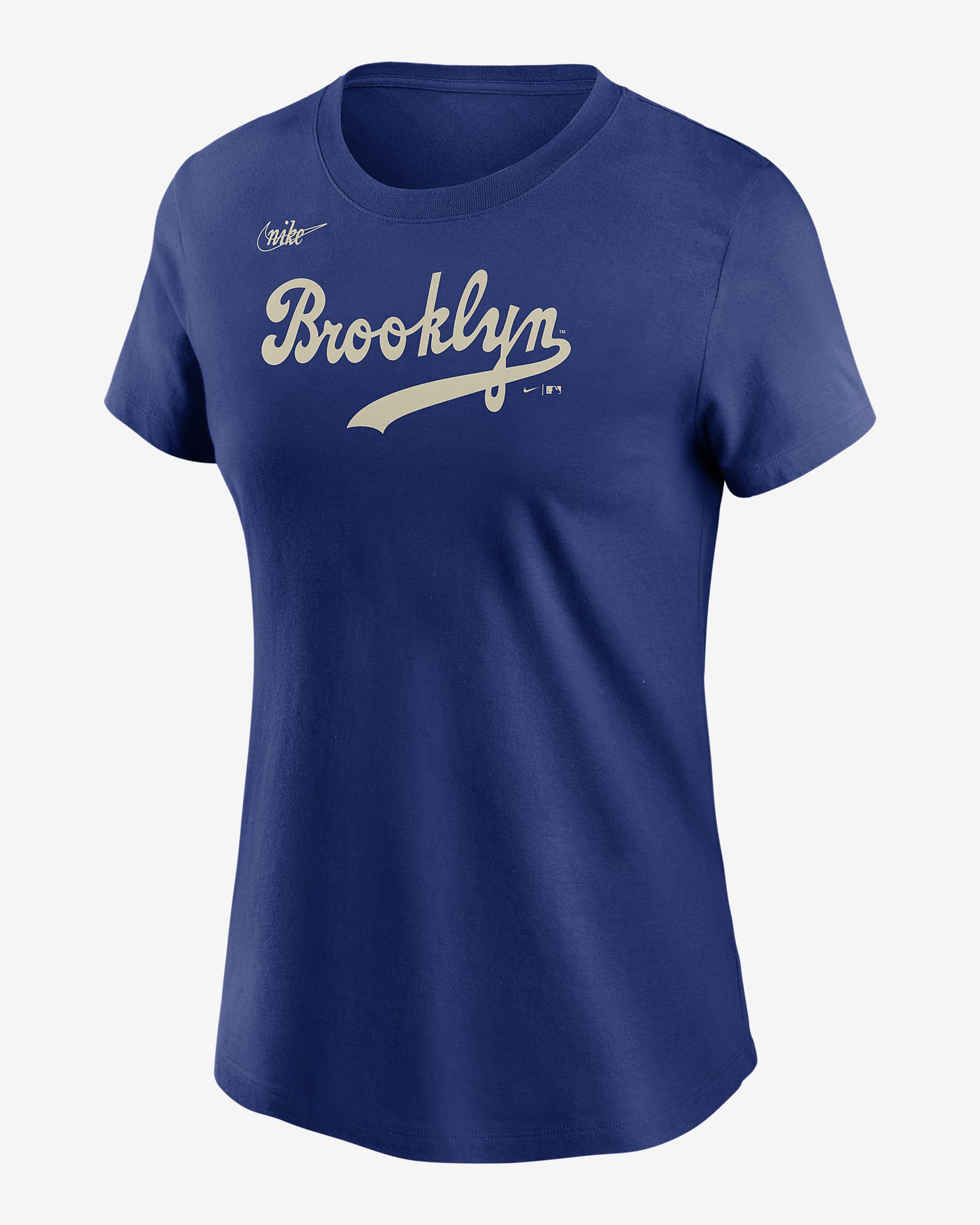 Nike Cooperstown Wordmark (MLB Los Angeles Dodgers) Women's T-Shirt - Deep Royal