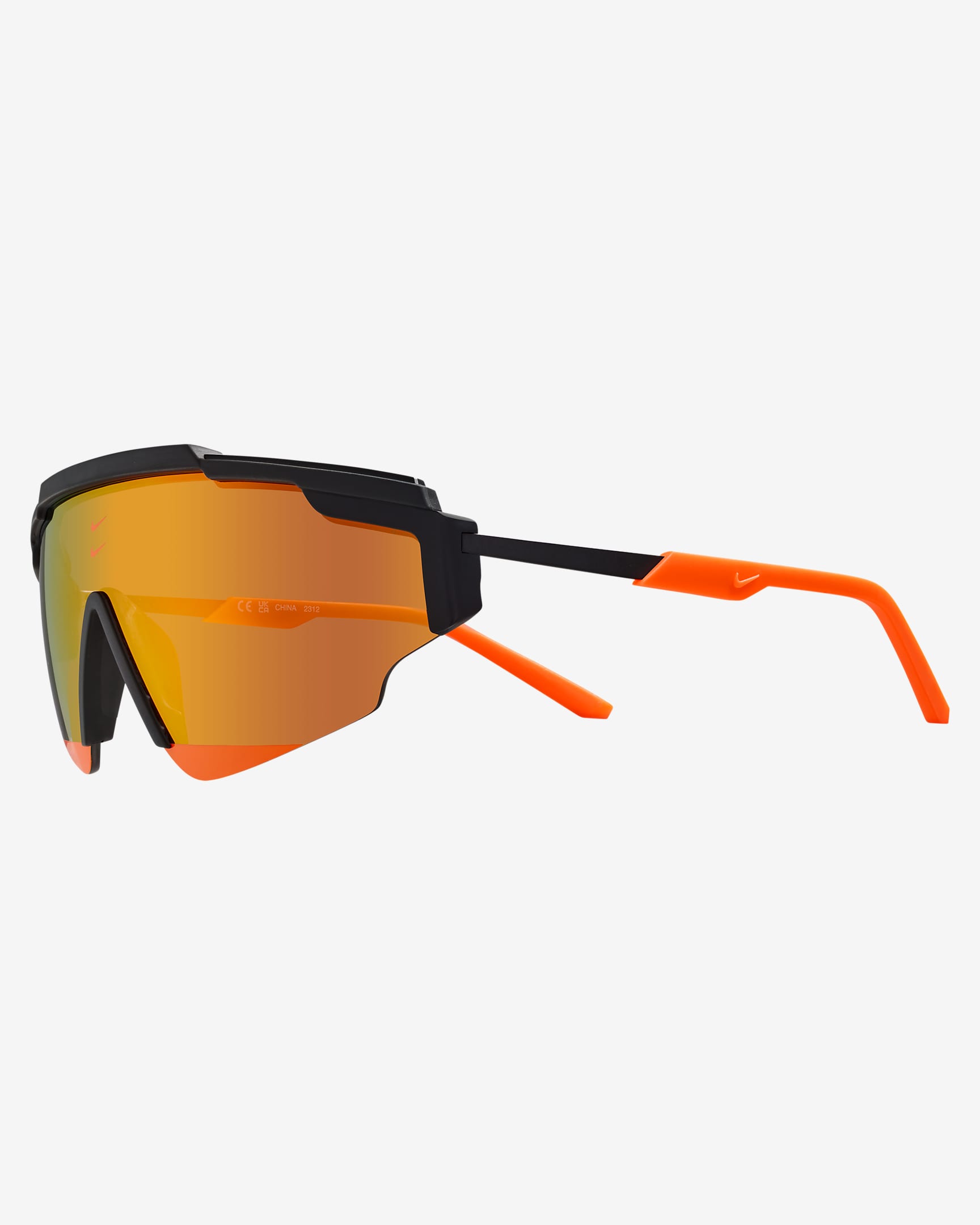 Nike Marquee Edge Road Tint Sunglasses - Black/Orange