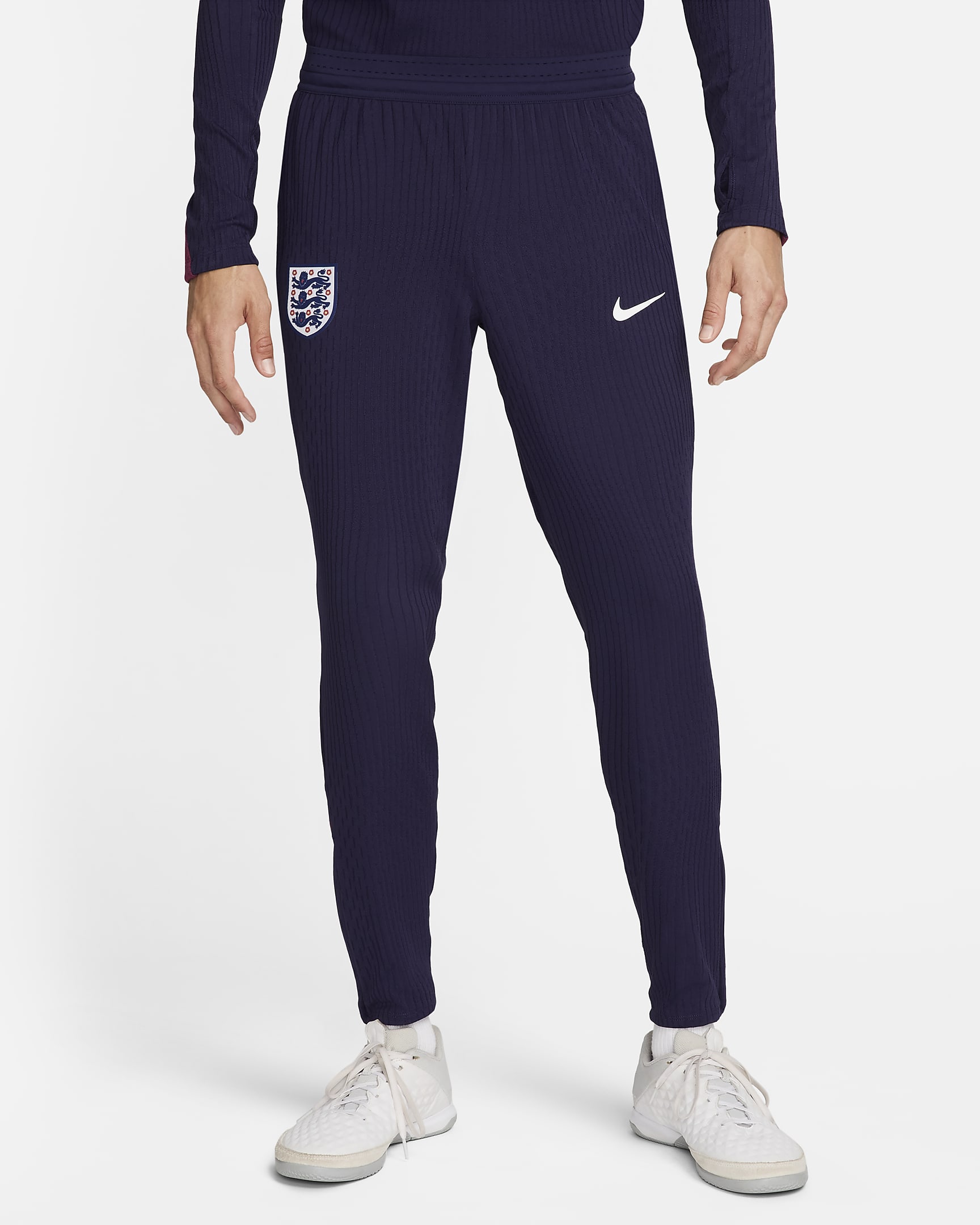 England Strike Elite Nike Dri-FIT ADV strikket fotballbukse til herre - Purple Ink/Hvit