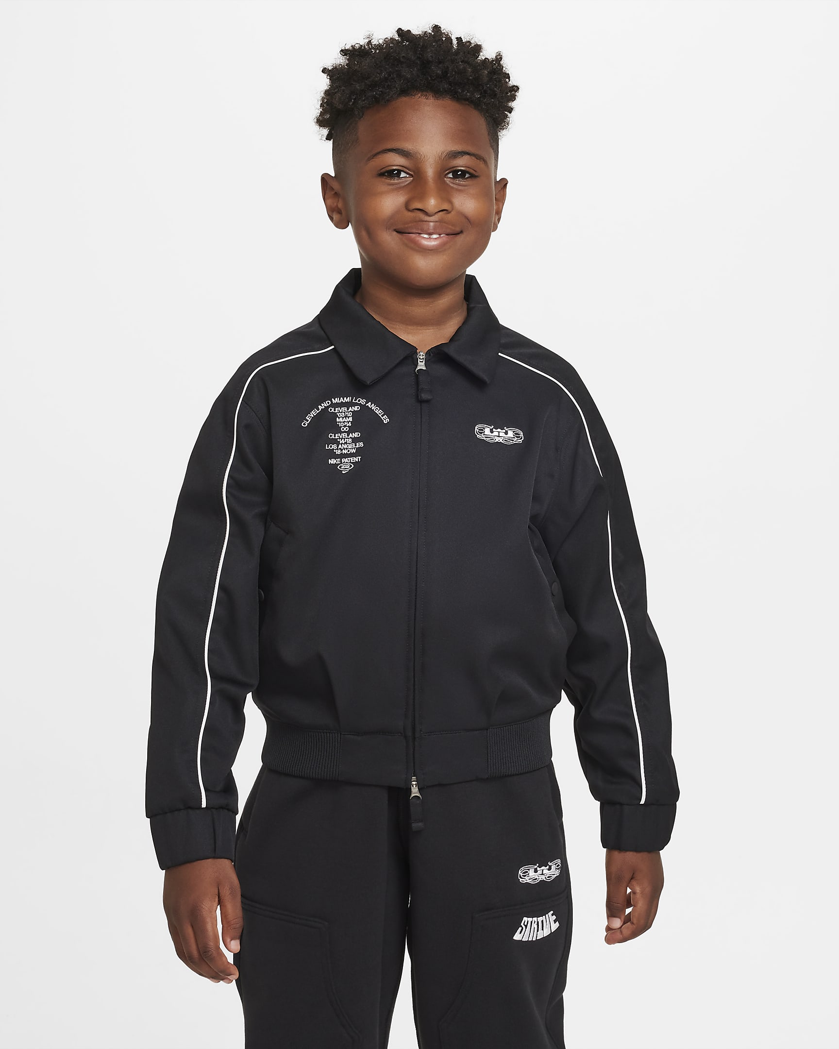 LeBron Big Kids' (Boys') Track Jacket.