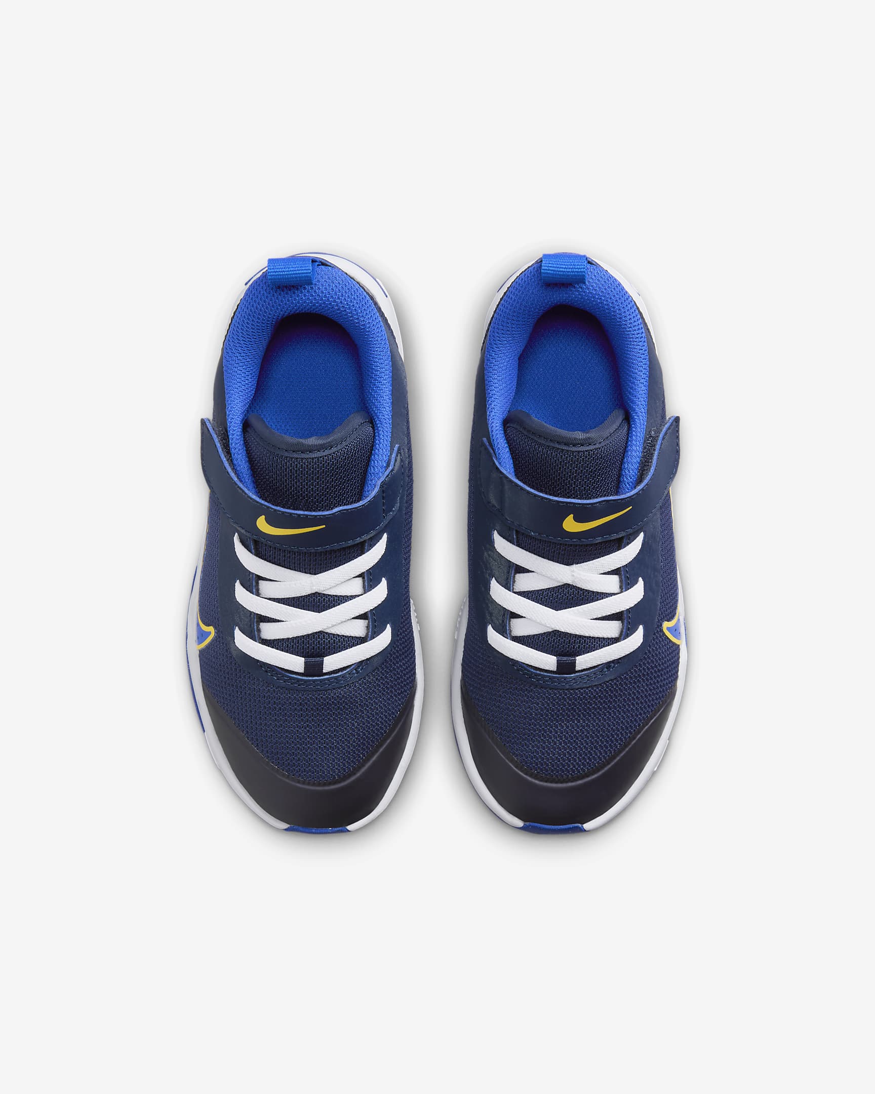 Nike Omni Multi-Court Younger Kids' Shoes - Midnight Navy/Saturn Gold/White/Hyper Royal