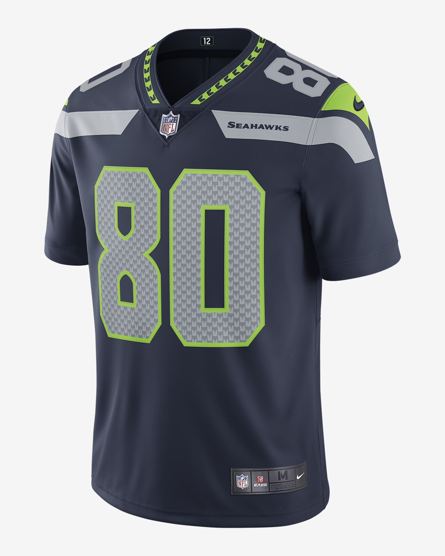 NFL Seattle Seahawks Nike Vapor Untouchable (Steve Largent) Men's Limited Football Jersey - Navy