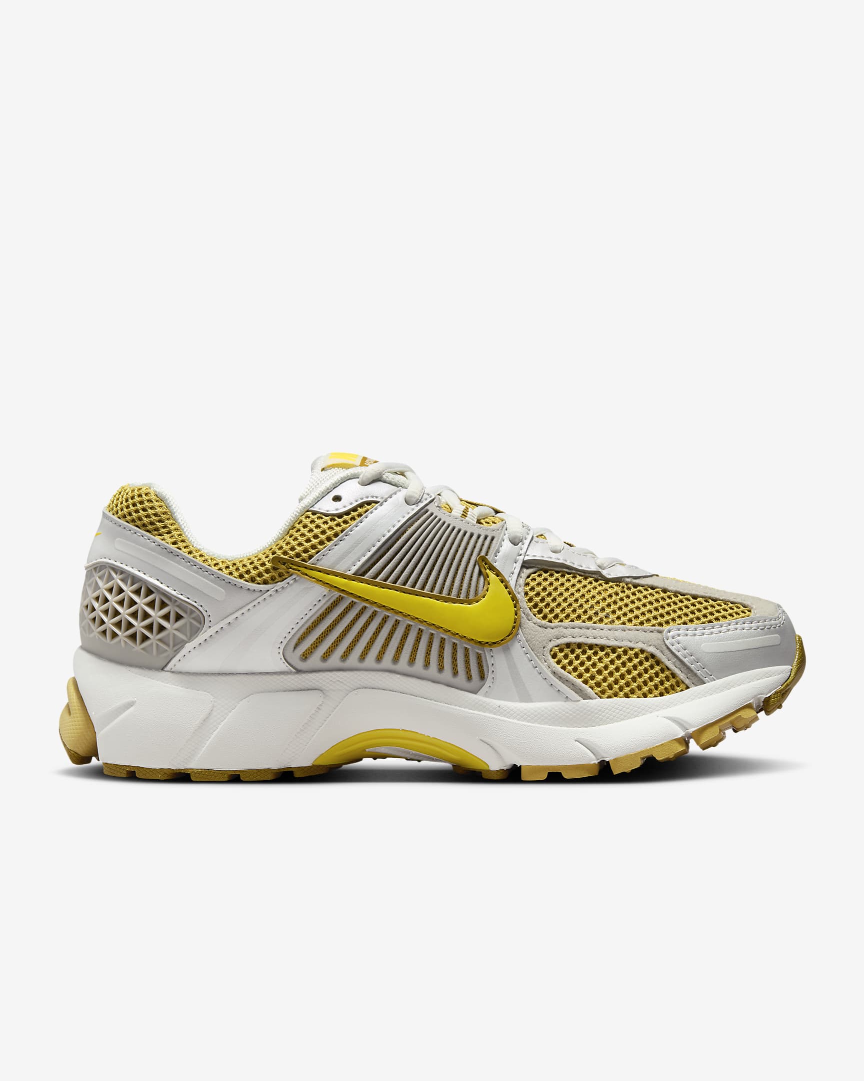 Nike Zoom Vomero 5-sko til kvinder - Bronzine/Metallic Summit White/Light Iron Ore/Lightning