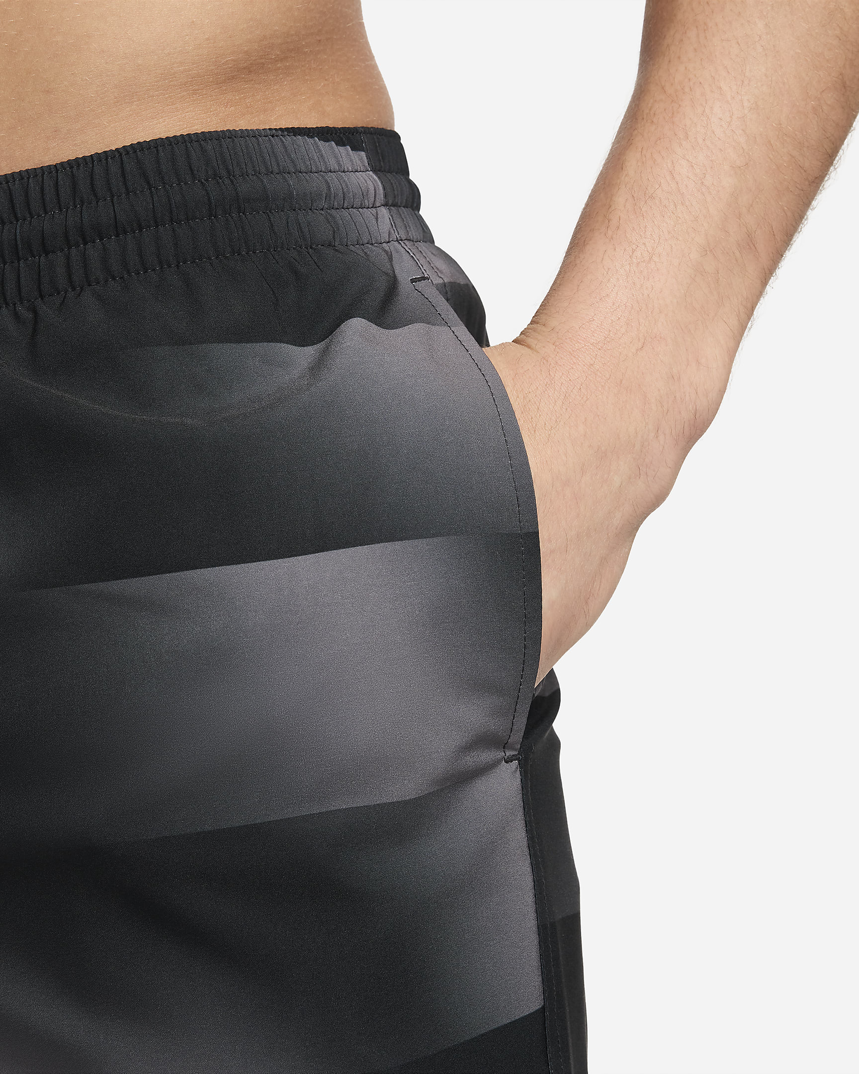 Shorts de vóleibol de 23 cm para hombre - Negro