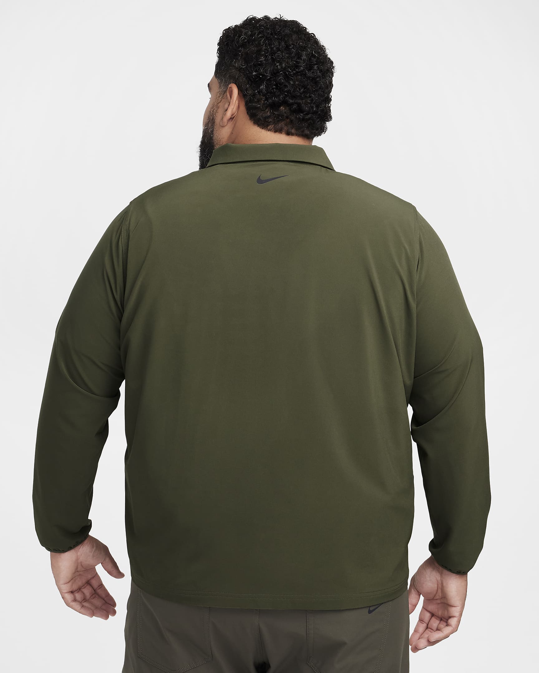 Nike Tour Men's Repel Full-Zip Golf Jacket - Cargo Khaki/Black