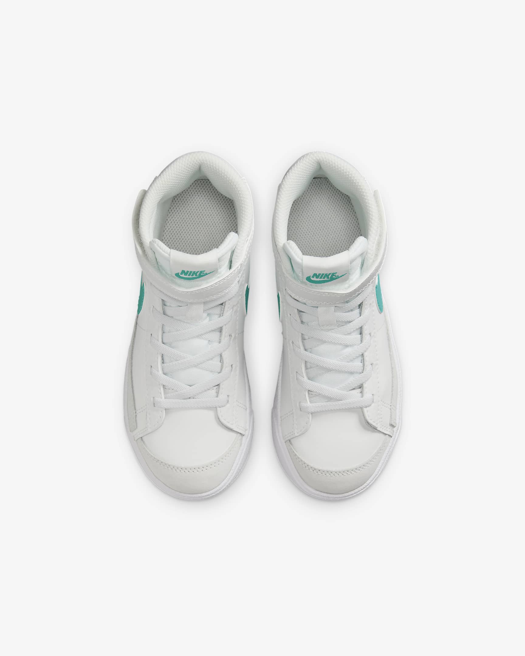 Nike Blazer Mid '77 Younger Kids' Shoes - Summit White/White/Photon Dust/Dusty Cactus