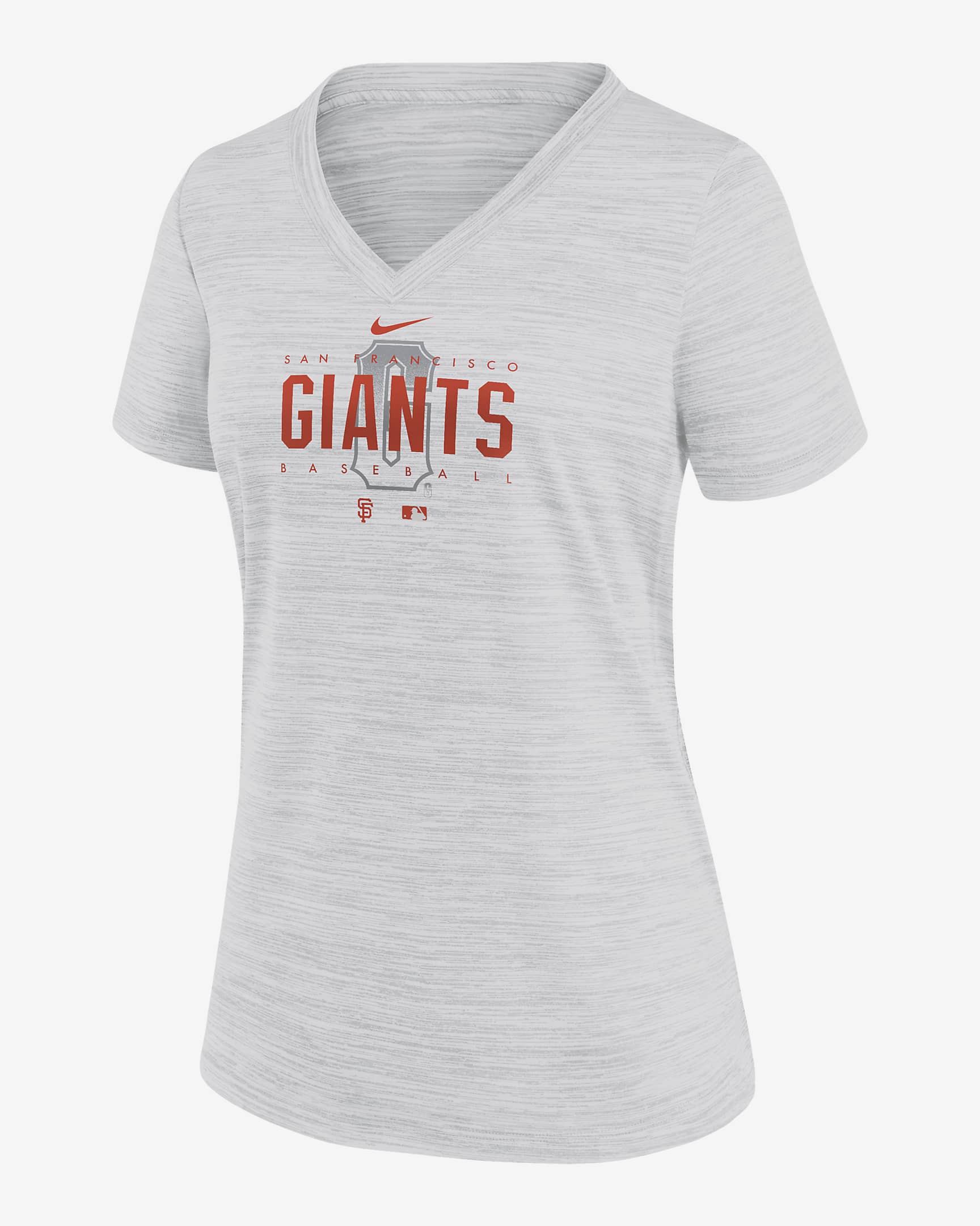 Playera con cuello en V para mujer Nike Dri-FIT City Connect Velocity ...