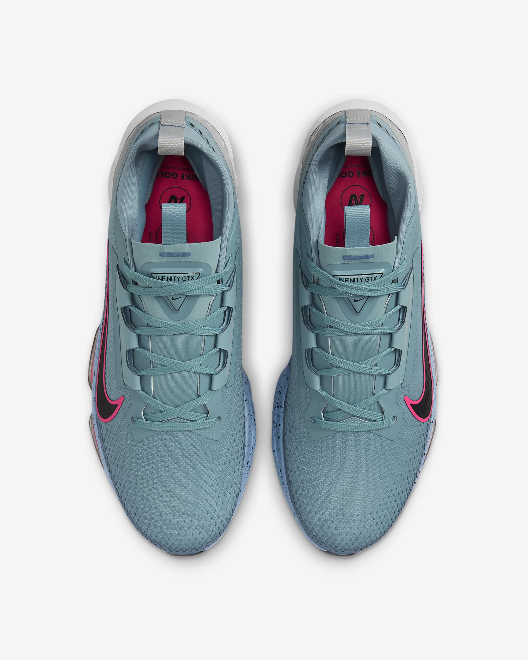 Nike Infinity Tour 2 GORE-TEX Men's Waterproof Golf Shoes - Denim Turquoise/Aegean Storm/Hyper Pink/Black