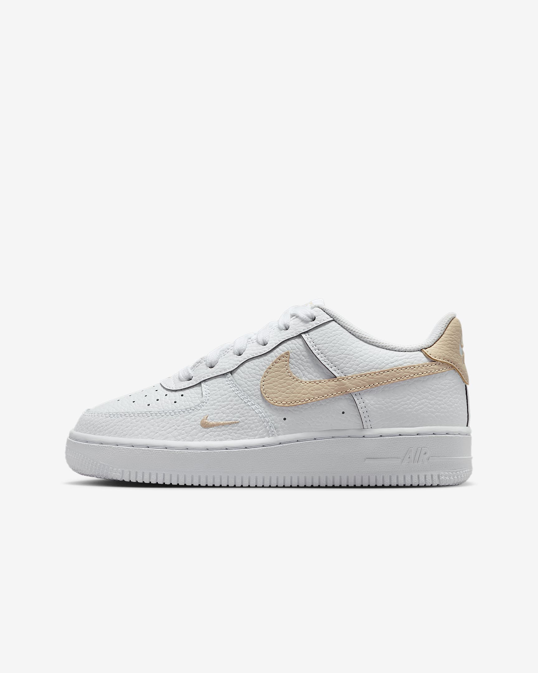 Chaussure Nike Air Force 1 pour ado - Blanc/Rattan