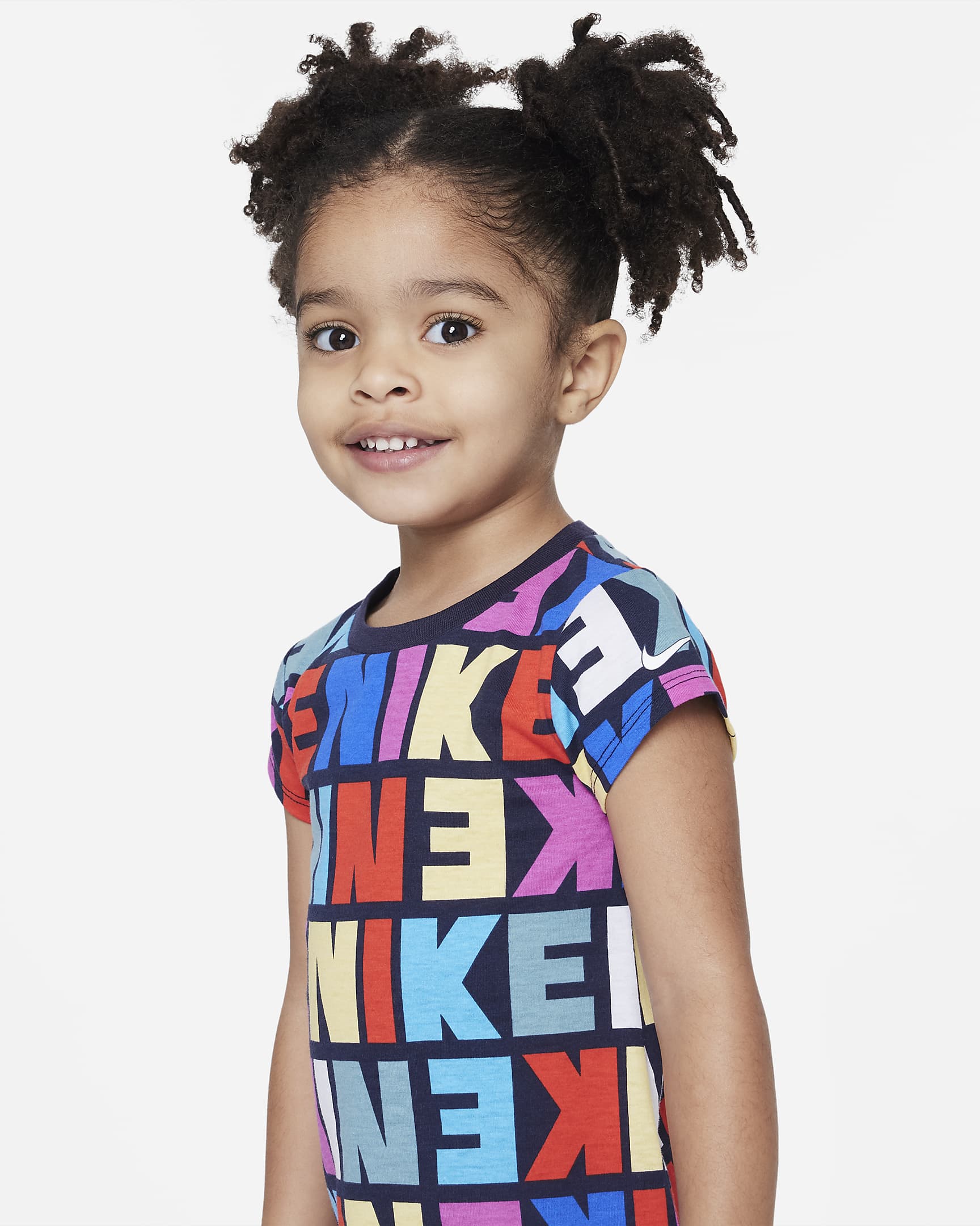 Vestido Infantil Nike Block Printed Tee Dress. Nike.com