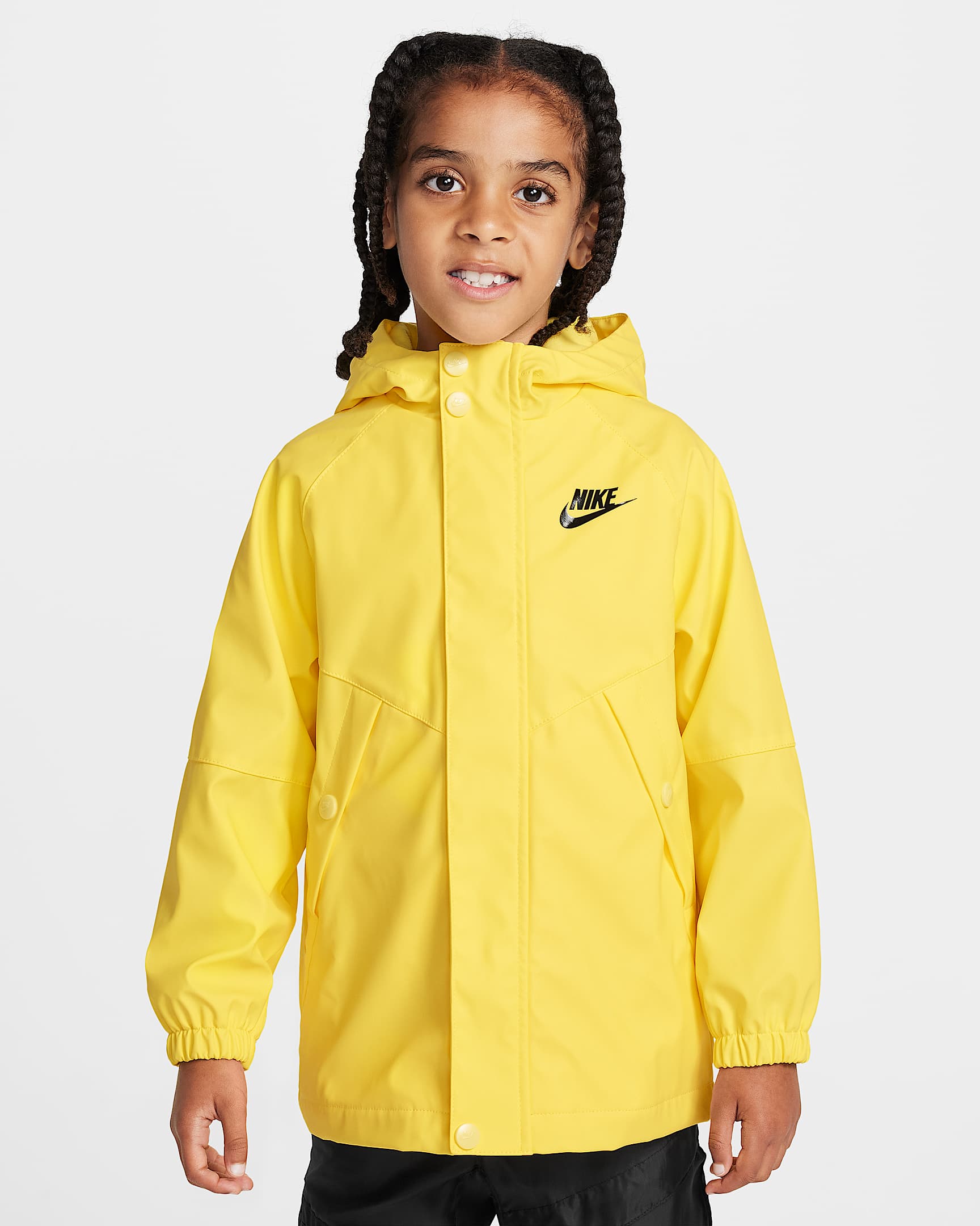 Chamarra impermeable para niños talla pequeña Nike - Amarillo opti