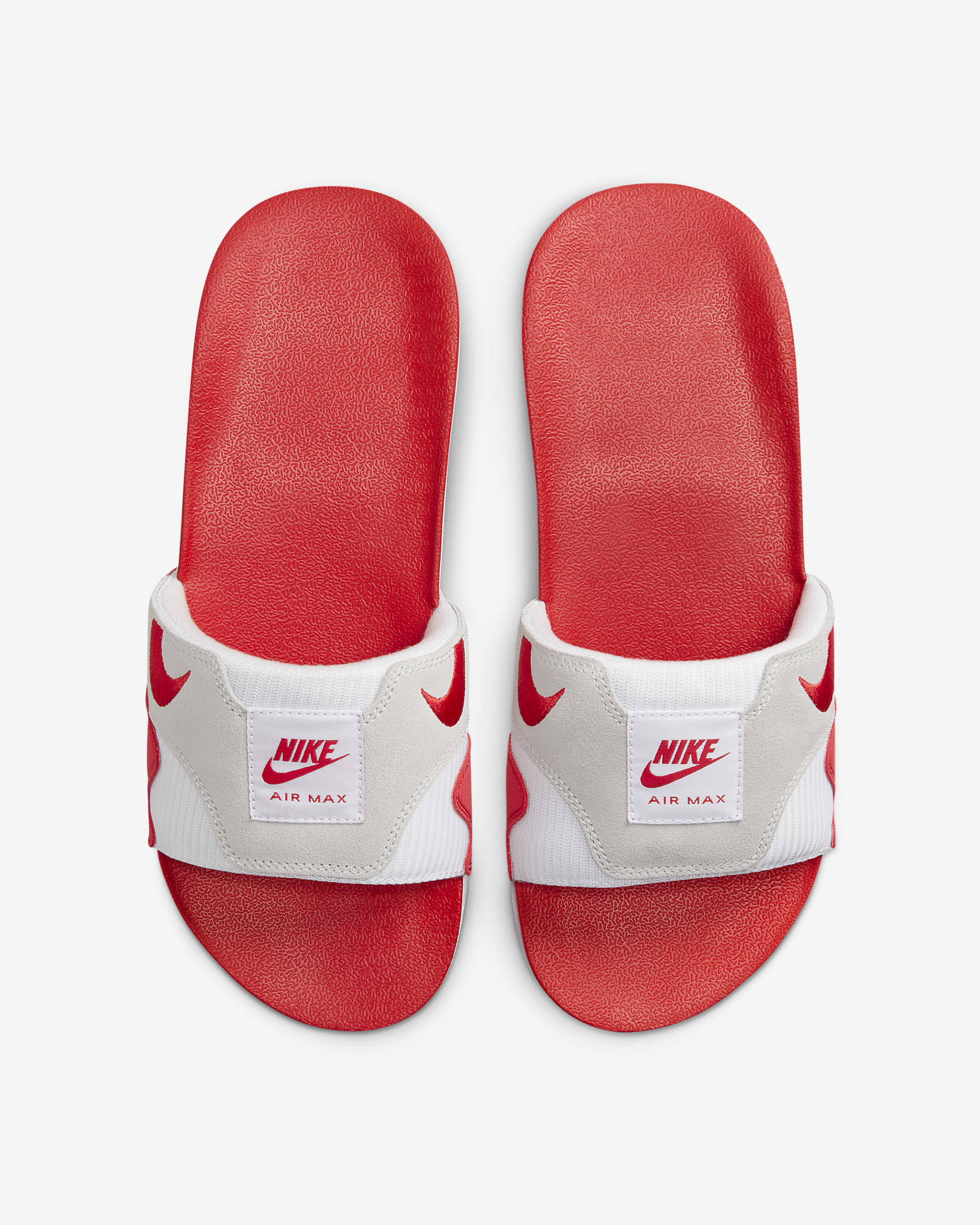 mens nike slides with air bubble