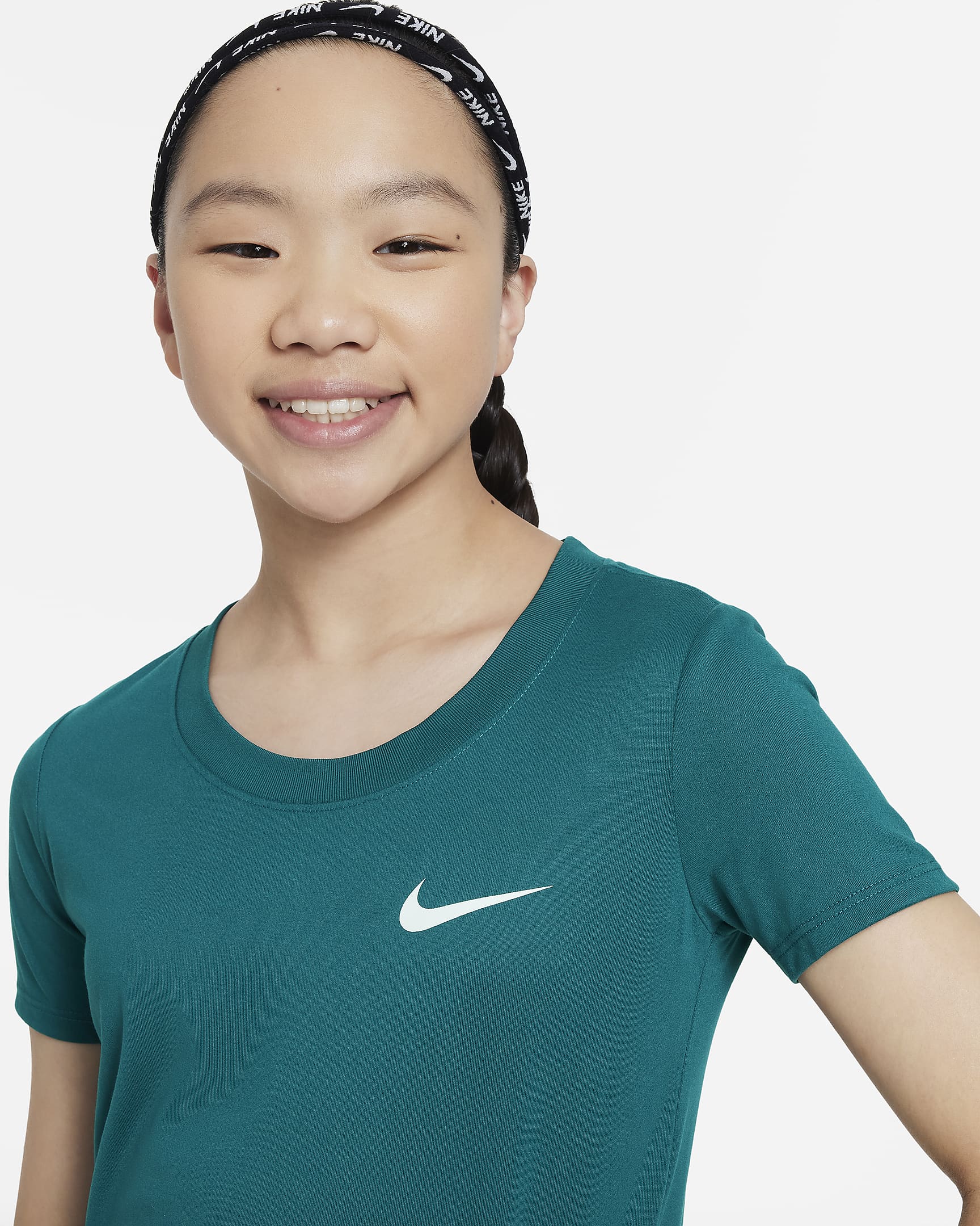 Nike DriFIT Big Kids' (Girls') Training TShirt.
