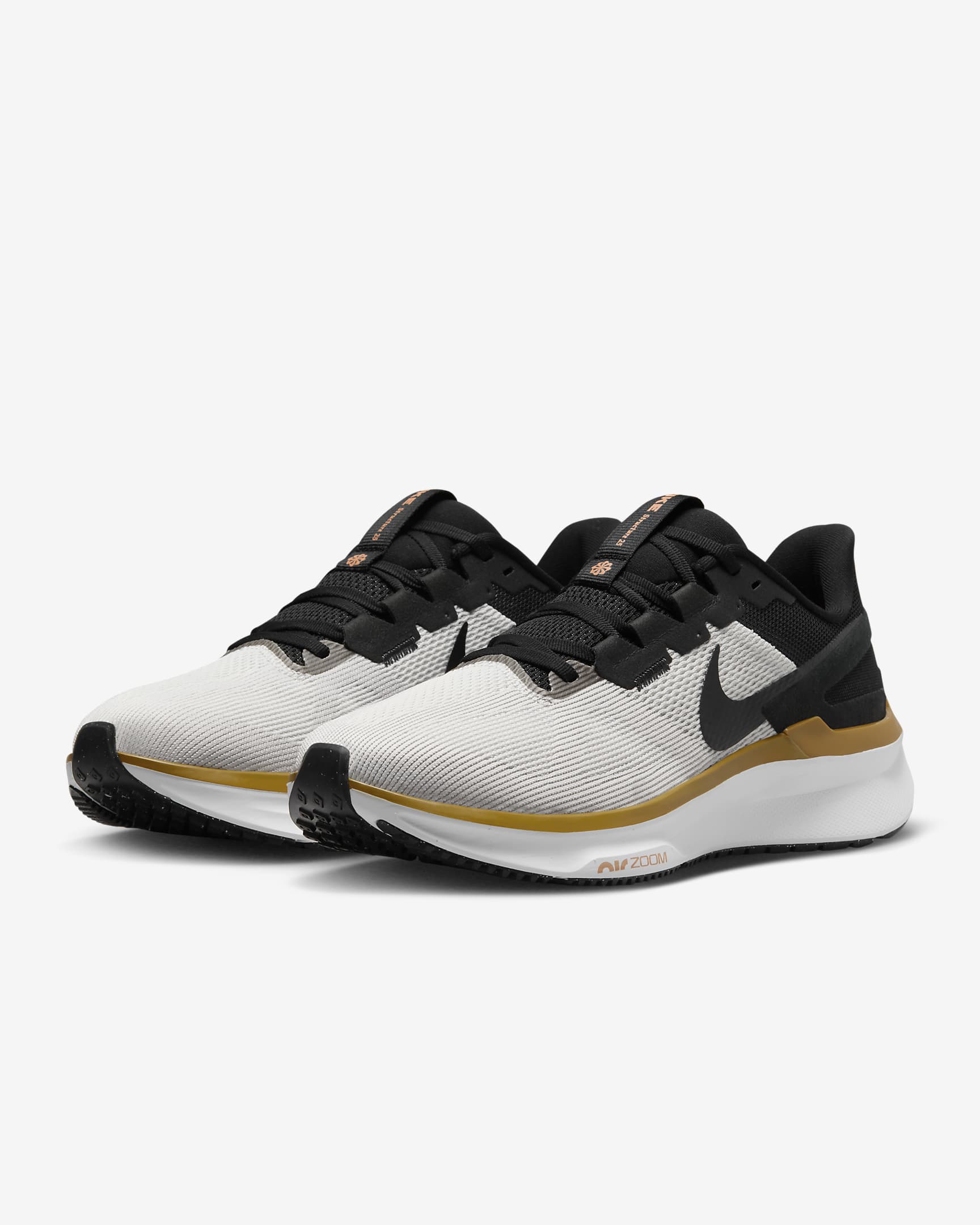 Tenis de correr en pavimento para hombre Nike Structure 25 - Blanco cumbre/Tinte platino/Broncino/Negro