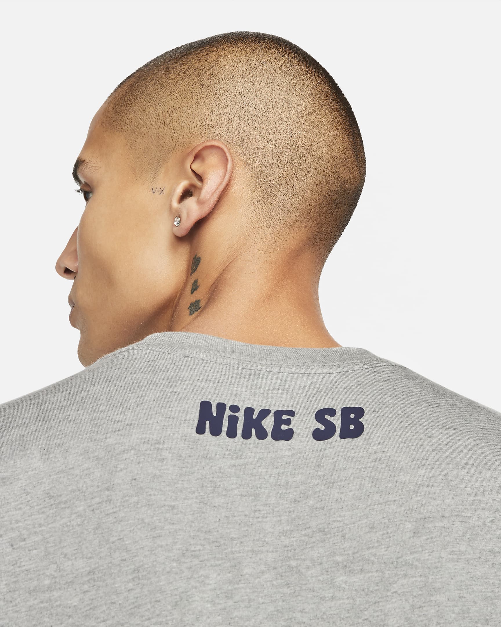 Nike SB Skate T-Shirt - Dark Grey Heather