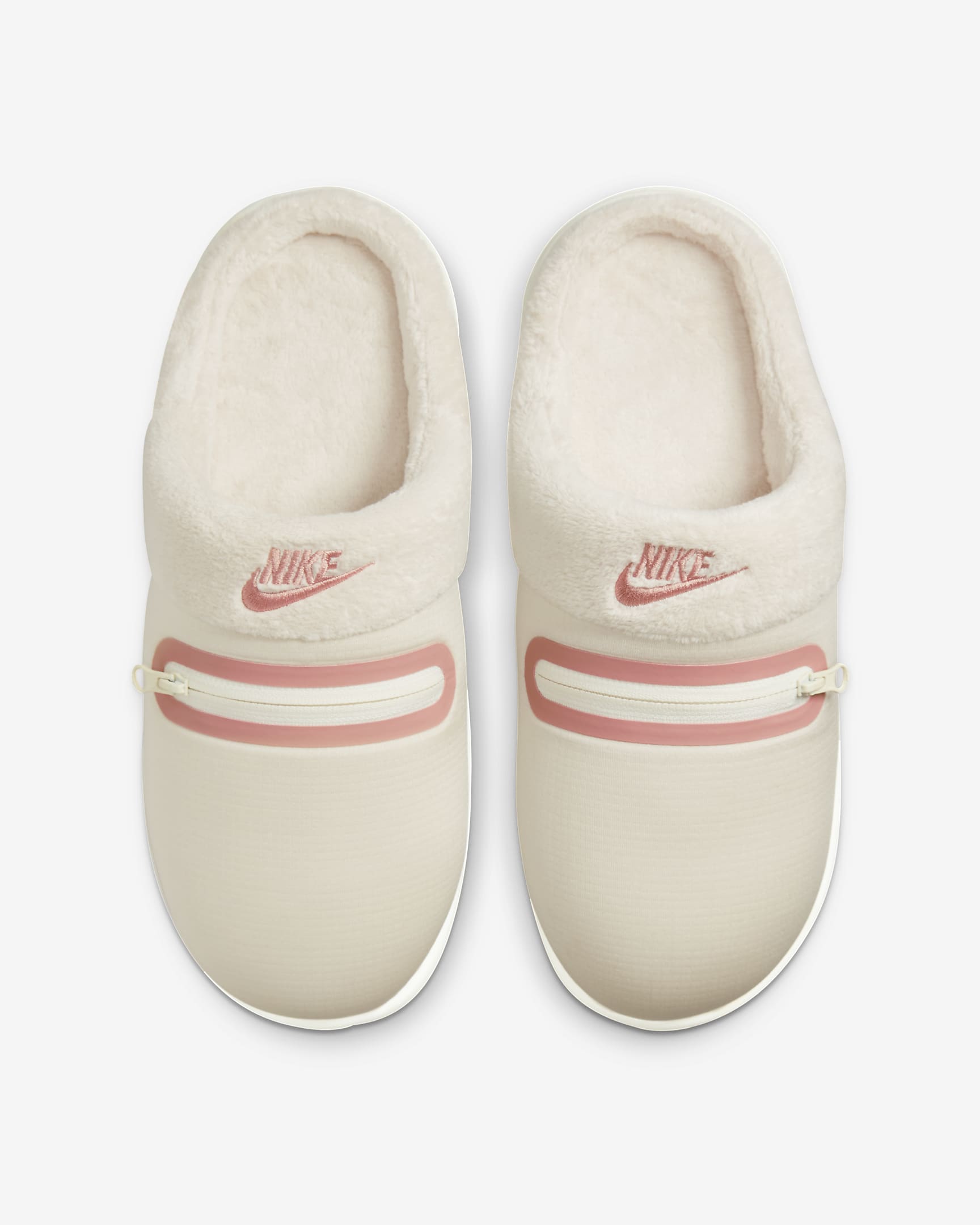 Nike Burrow Women's Slippers - Light Orewood Brown/Sail/Rose Whisper