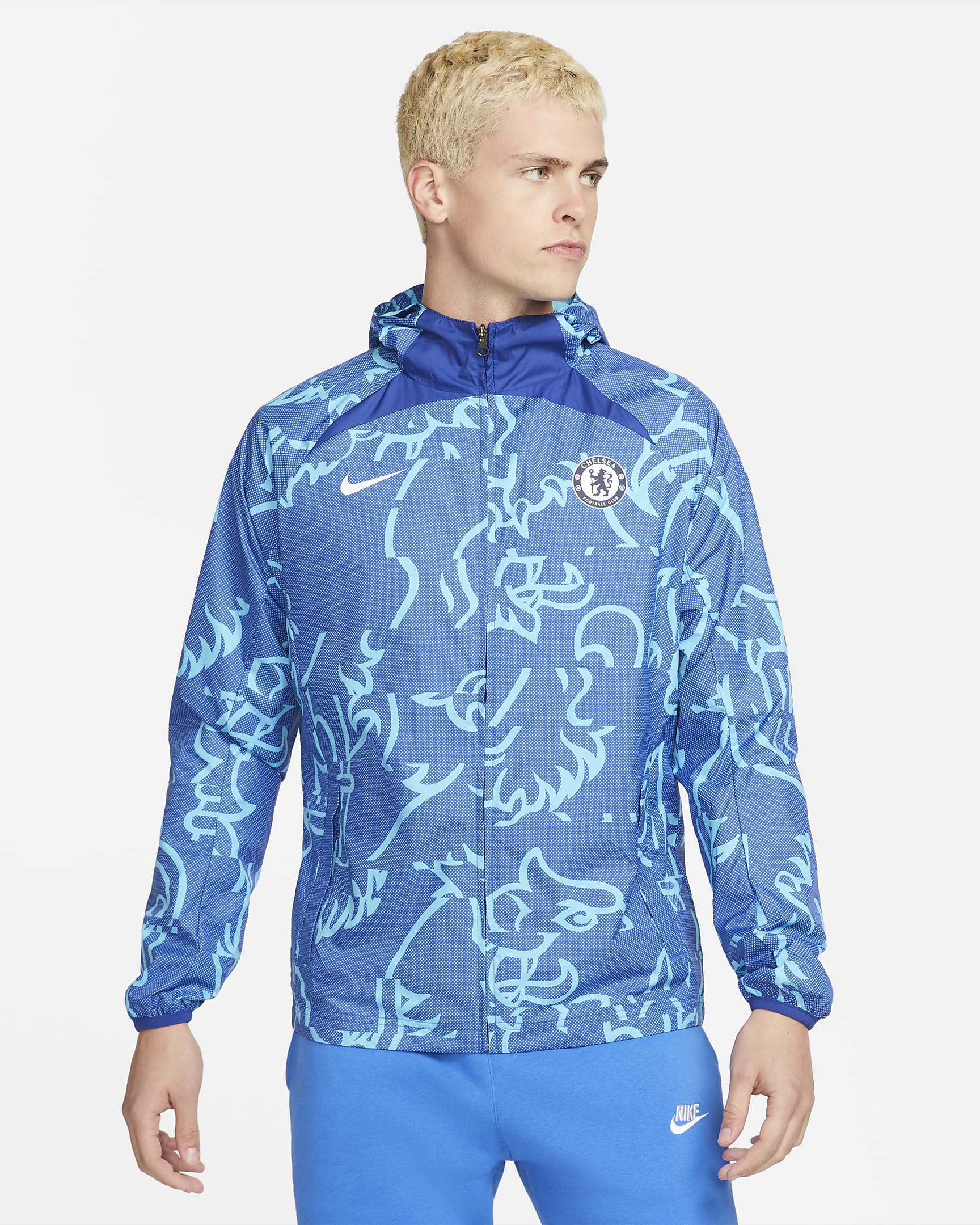 Chelsea F.C. AWF Men's Football Jacket. Nike BE